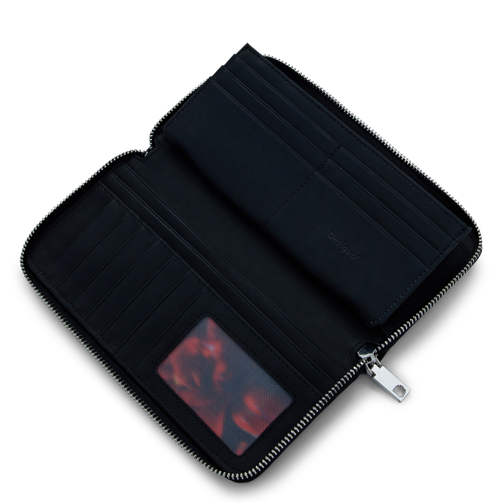 Portefeuille effet cuir DESIGUAL Noir