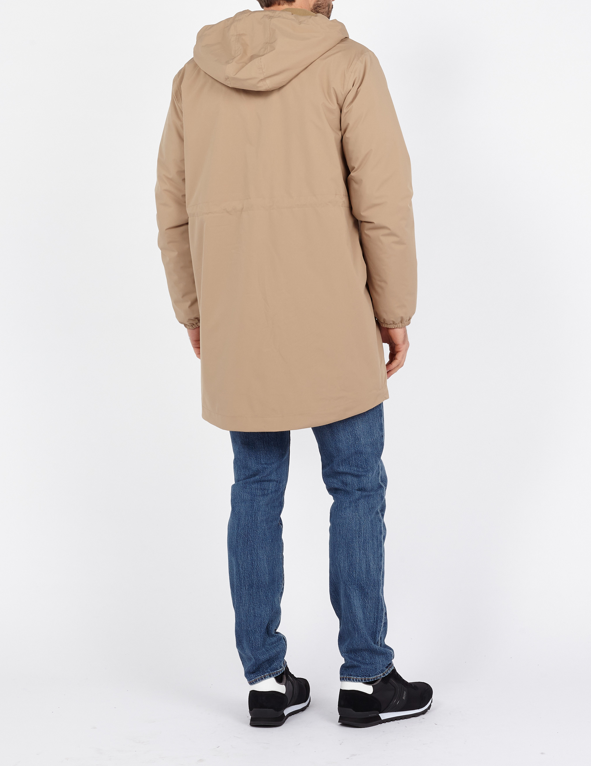 Wasserfeste Windjacke mit Kapuze, Regular Fit FLOTTE Beige