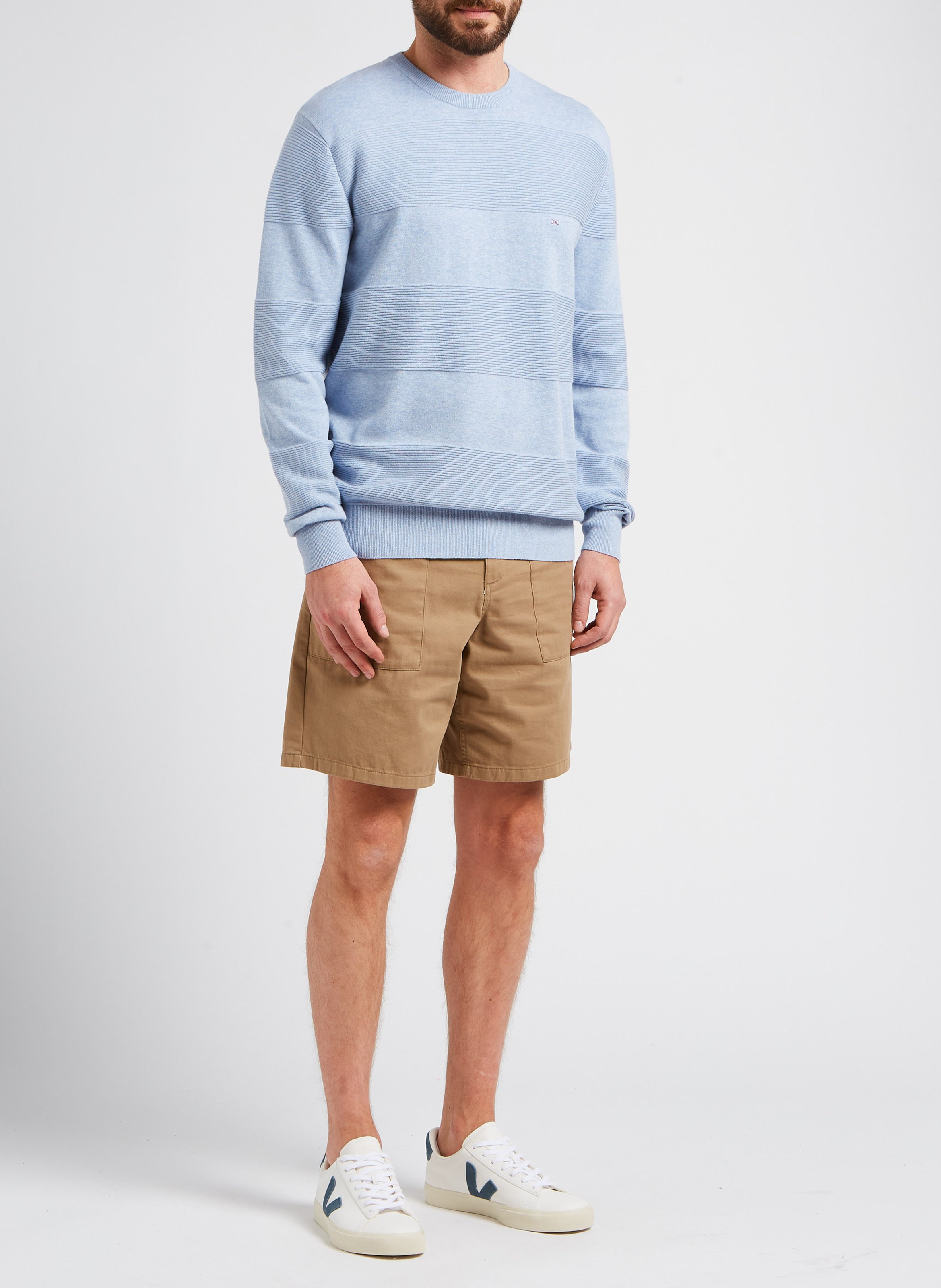 Weite Baumwollshorts FARAH Beige