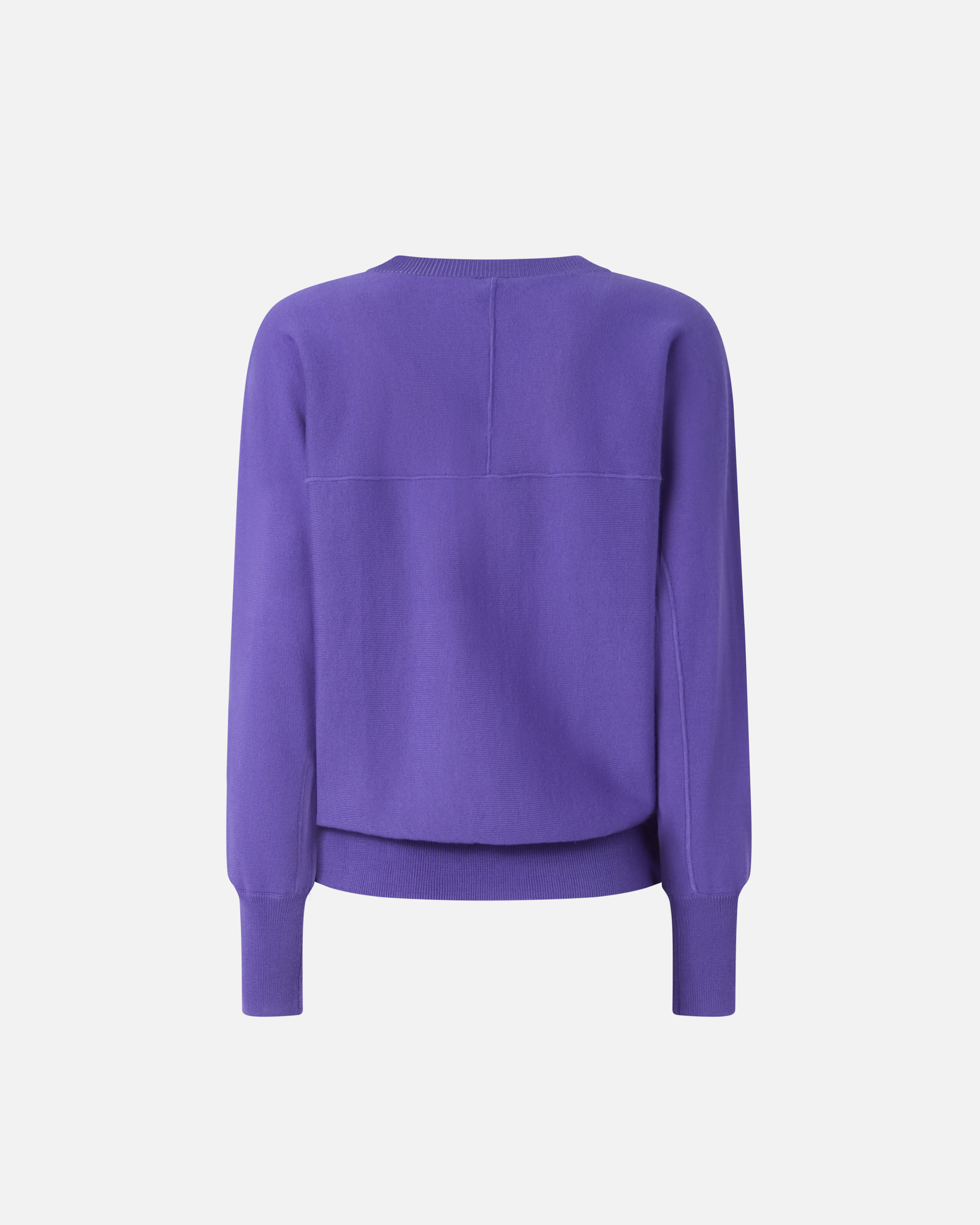 Sweater with love birds logo PINKO Purple