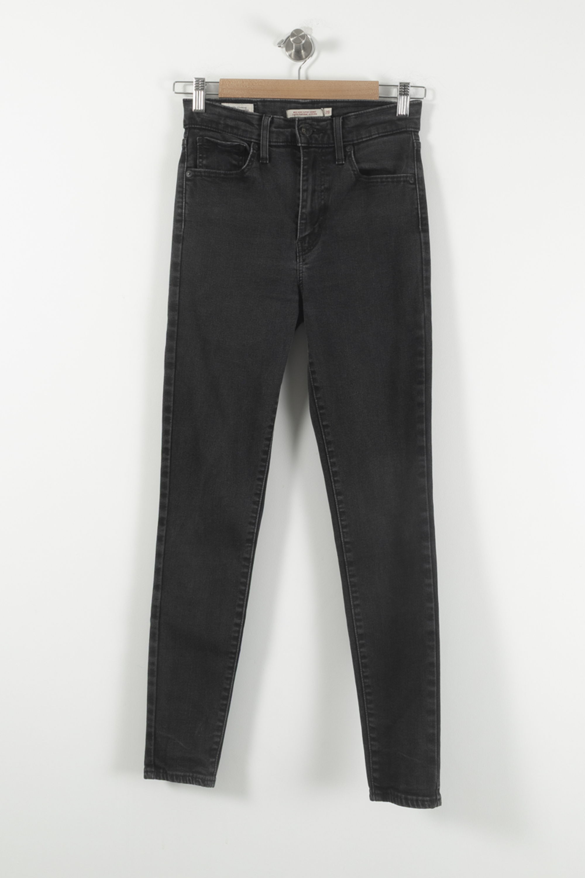 Cropped slim jeans with studs LEVI'S - Seconde main Black