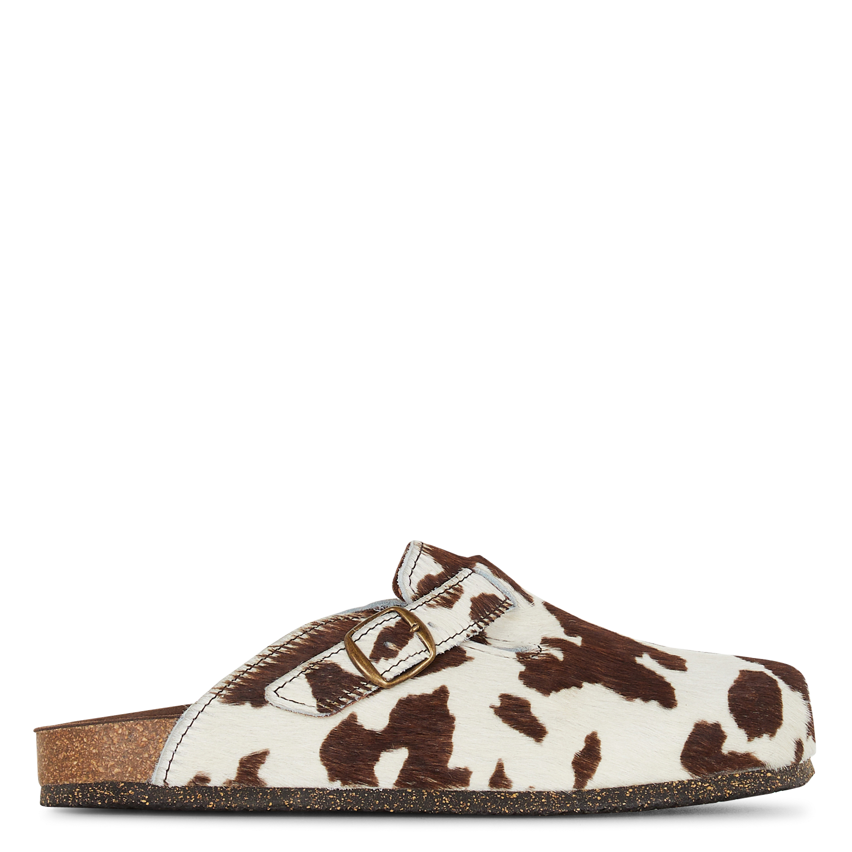 Kuhleder-Pantoletten BOSABO Braun