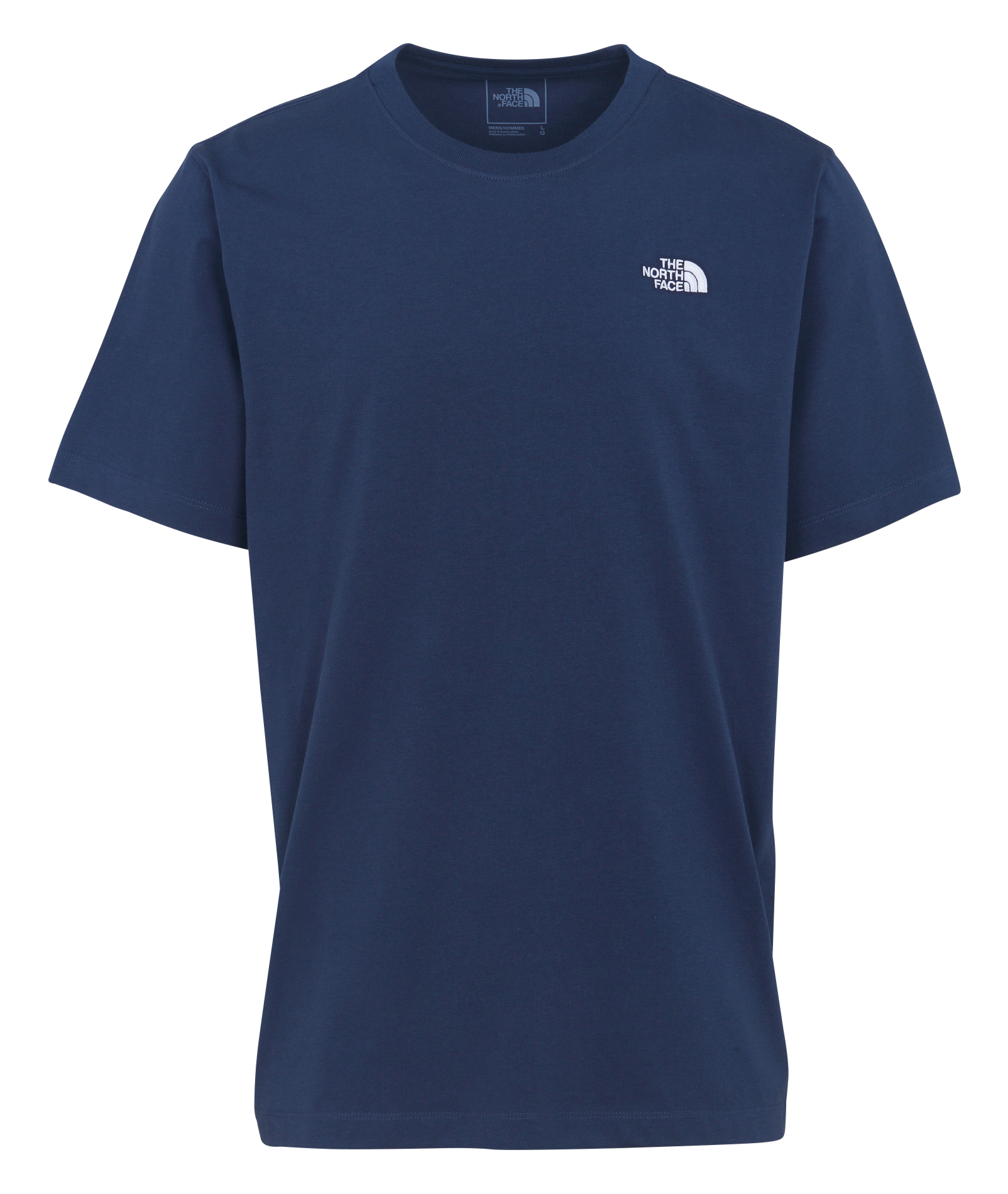 Tee-shirt droit col rond brodé en coton THE NORTH FACE