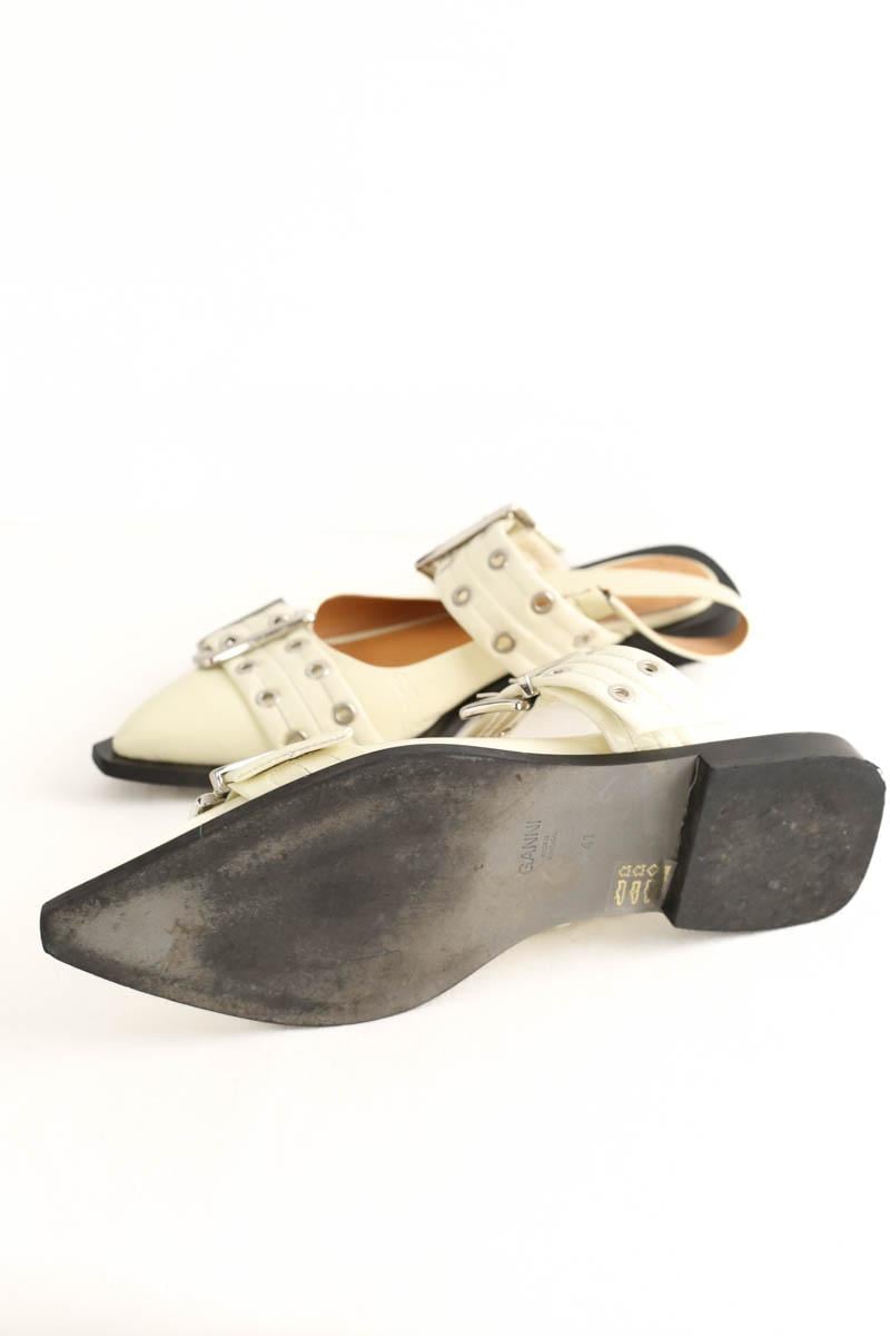 Ballet pumps GANNI - Seconde Main Beige