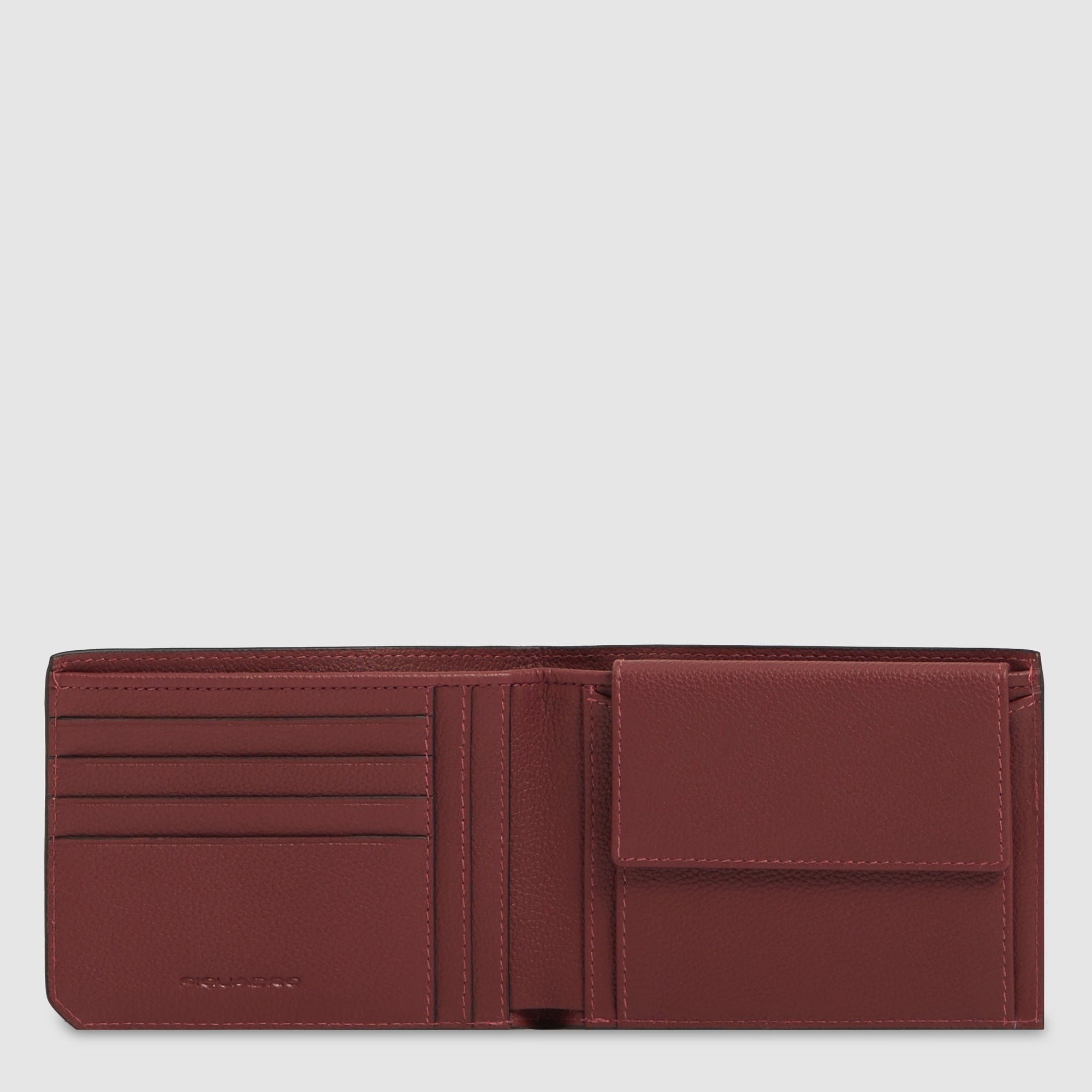 Babylon leather wallet PIQUADRO Red