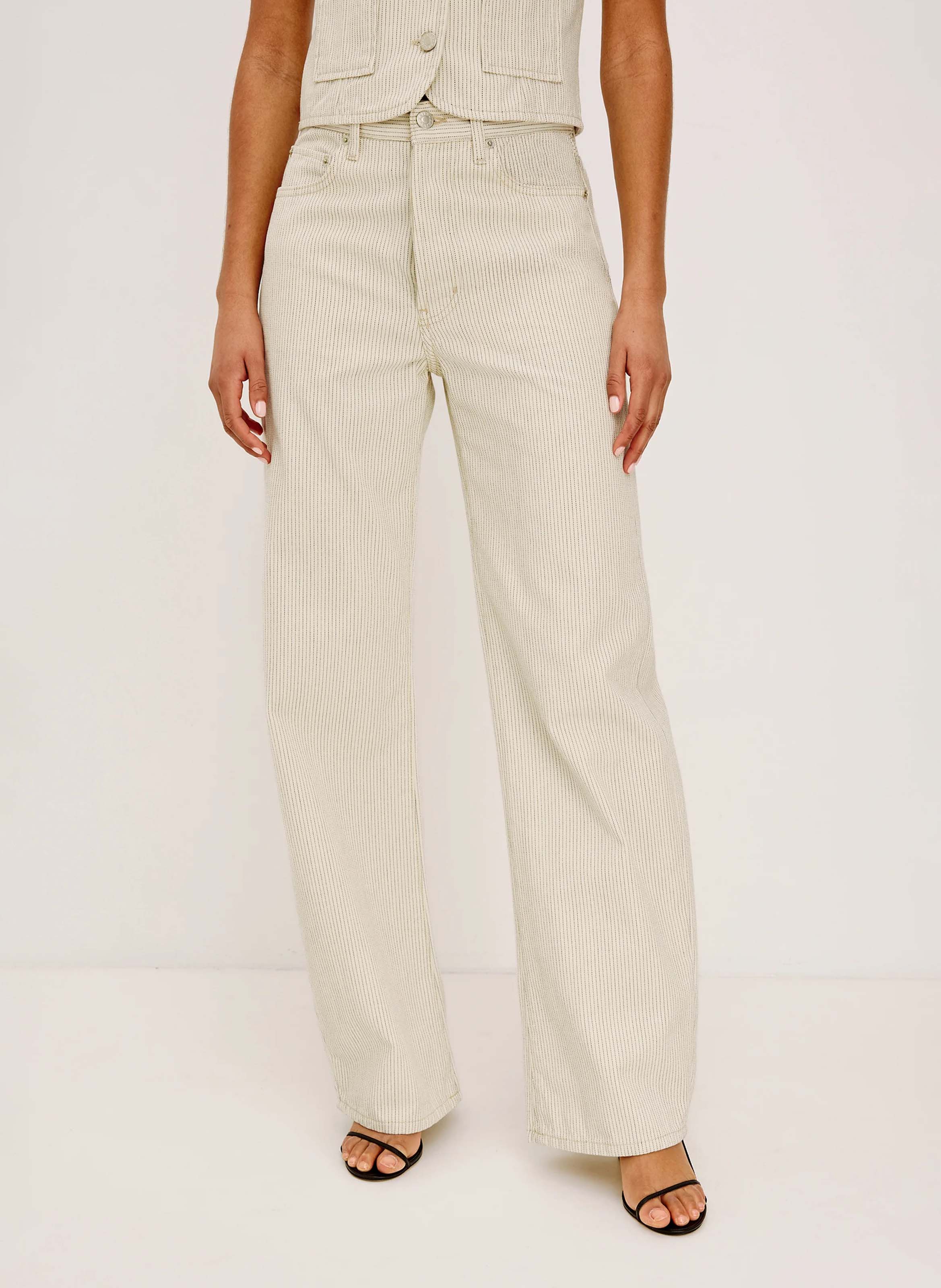 Straight Cut Jeans mit Streifen RAILS Mehrfarbig