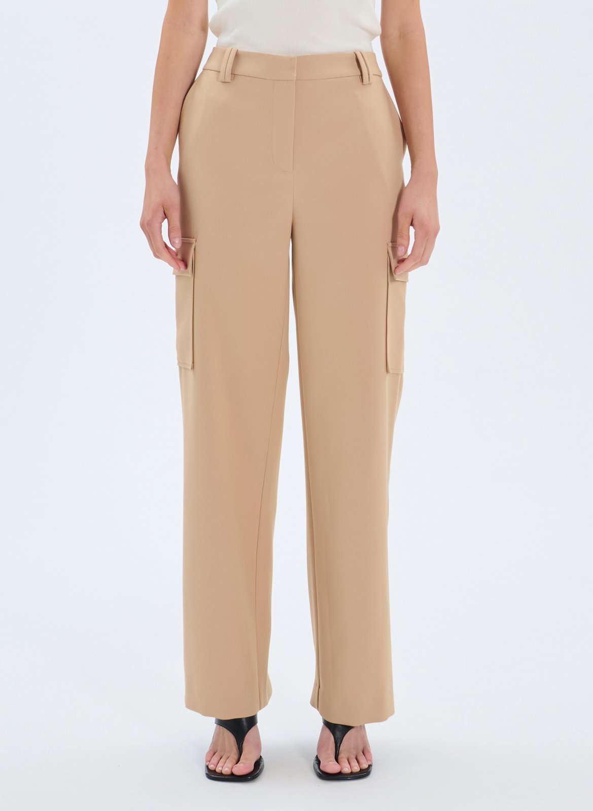 Gerade Smokinghose ZAPA Beige