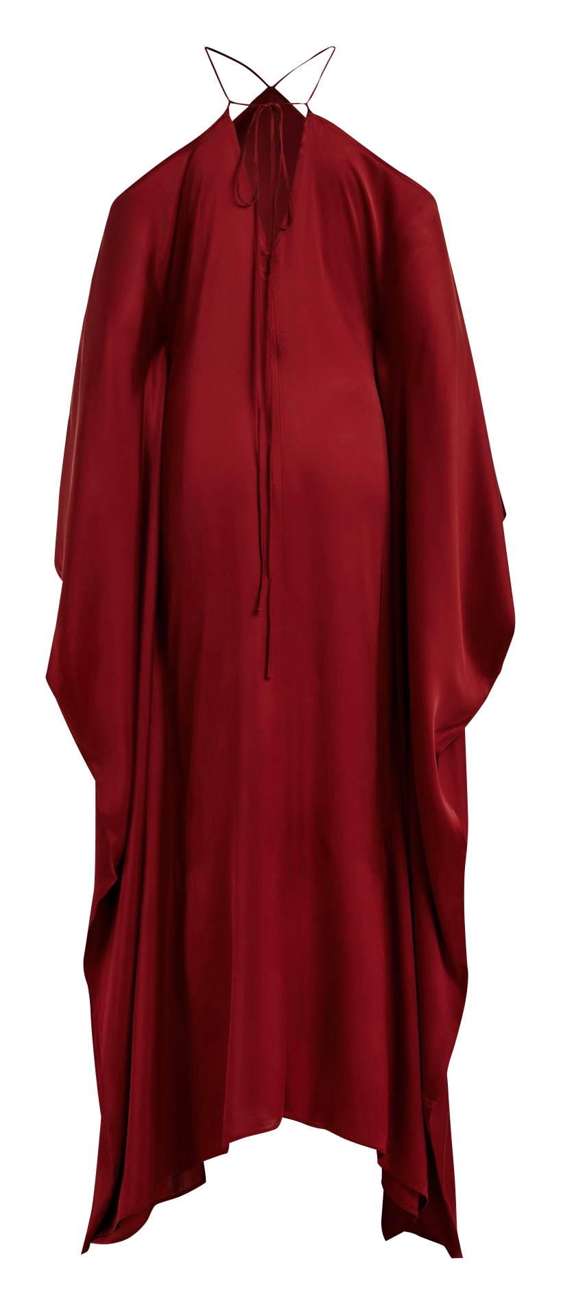 Langes einfarbiges Kleid ESSENTIEL ANTWERP Rot