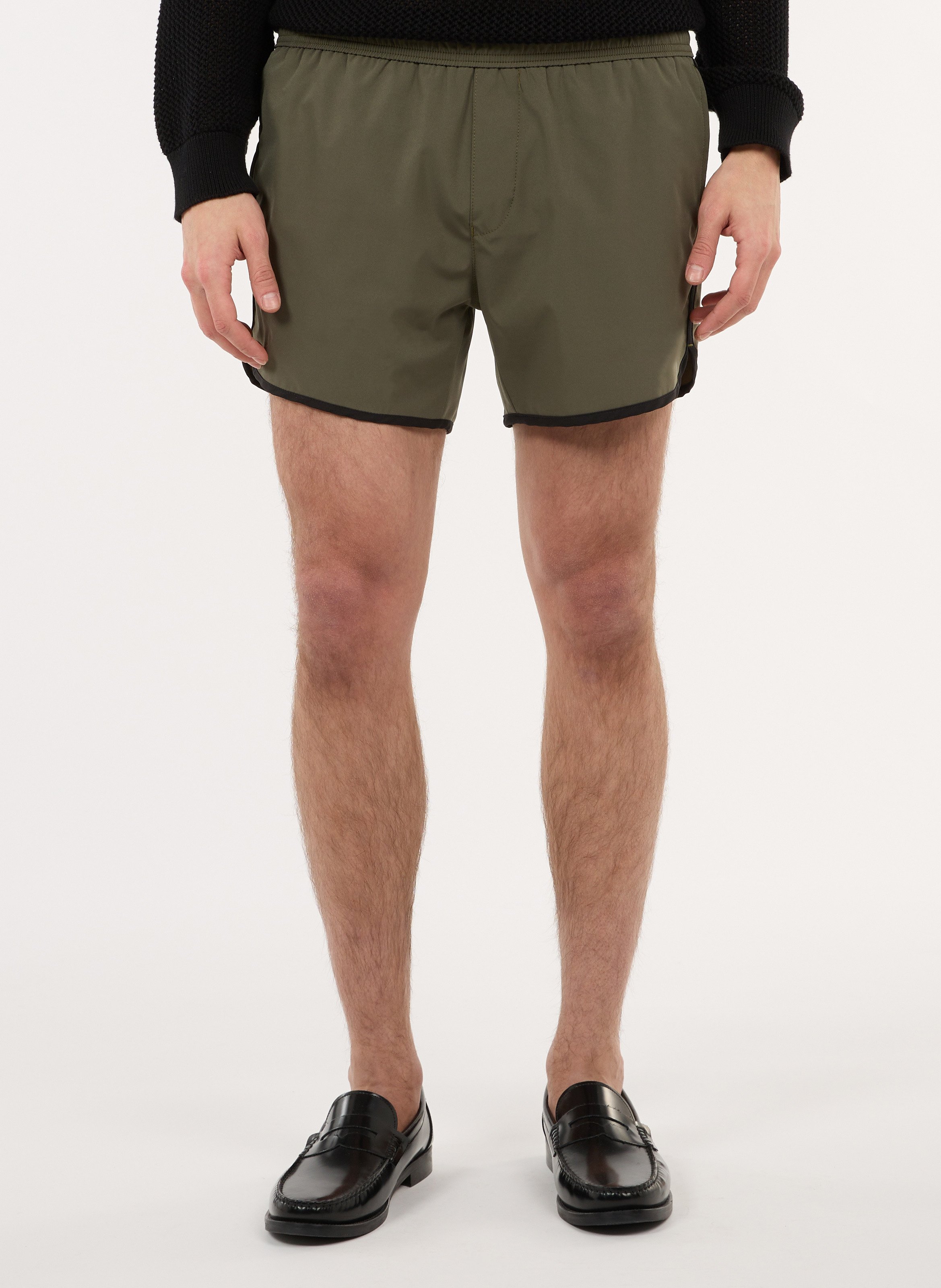 Gerad geschnittene Shorts SAISON 1865 Khaki