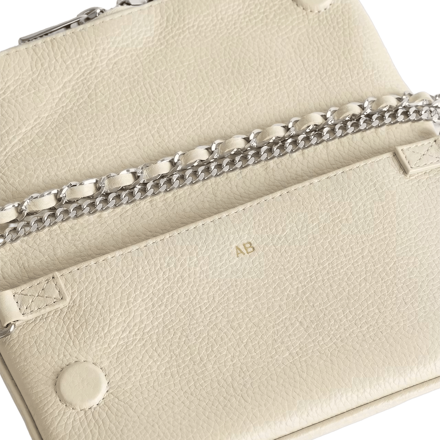 Pochette à rabat bandoulière en cuir | Blanc ZADIG&VOLTAIRE Femme