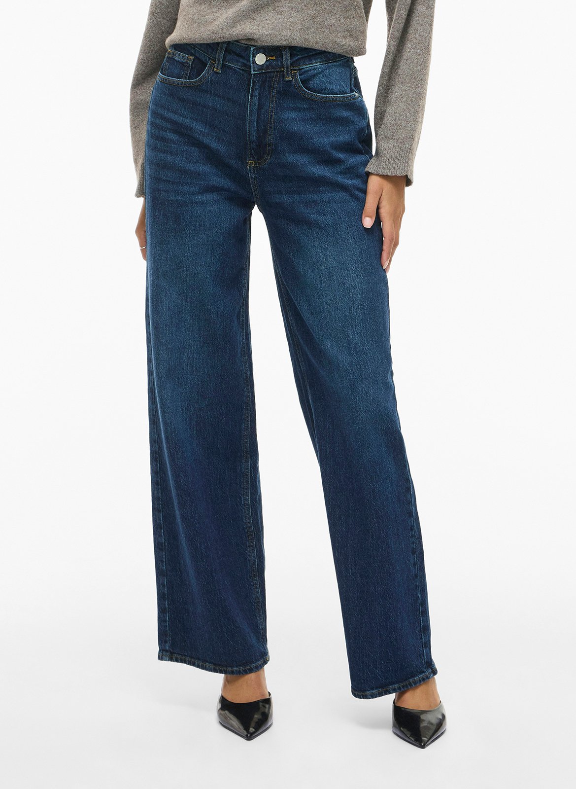 Wide-leg jeans VILA Blue