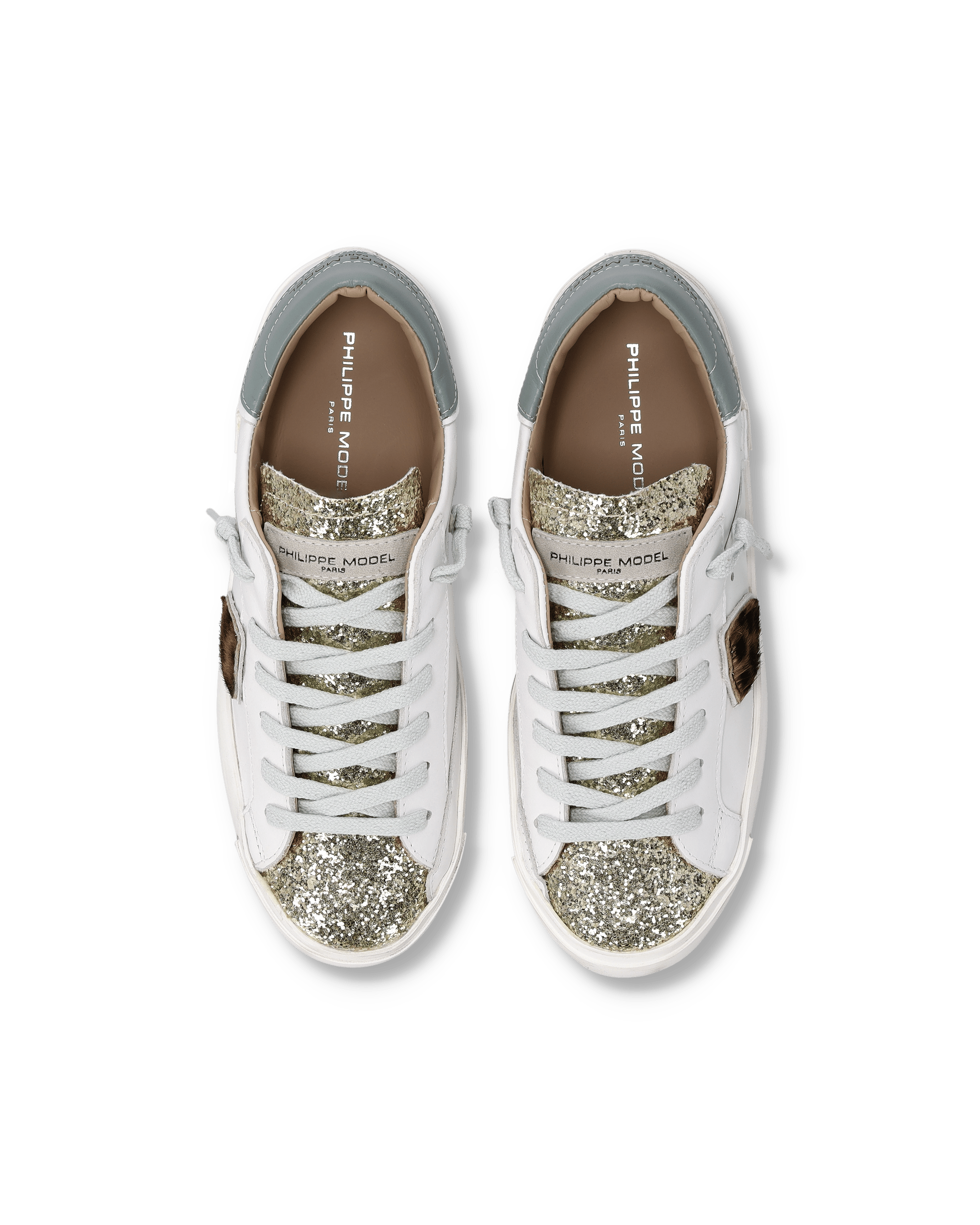 Tennis sneakers. PHILIPPE MODEL Golden