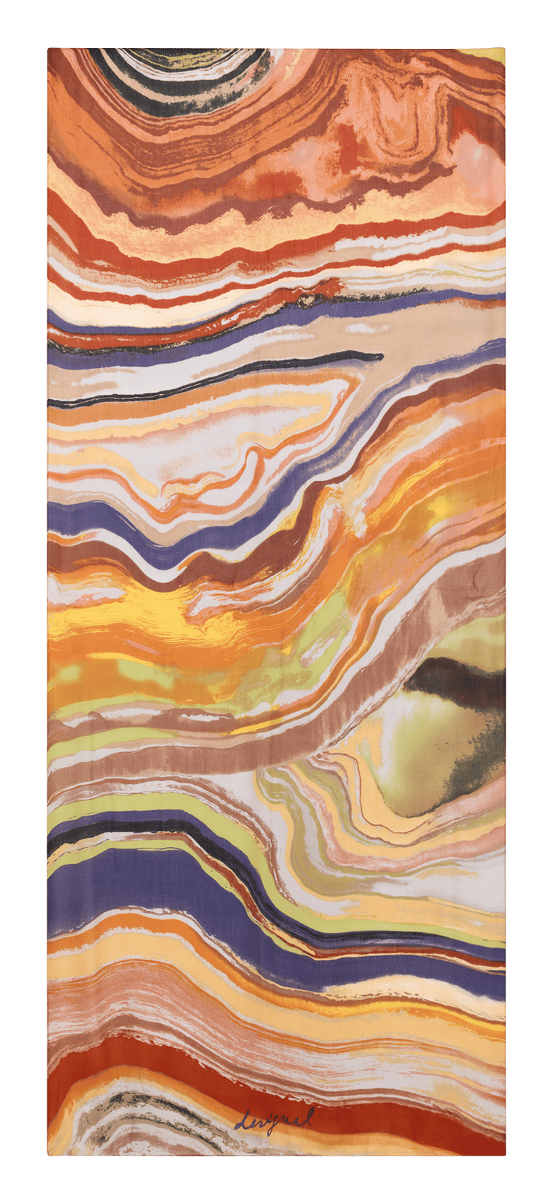 Printed scarf DESIGUAL Multicolored