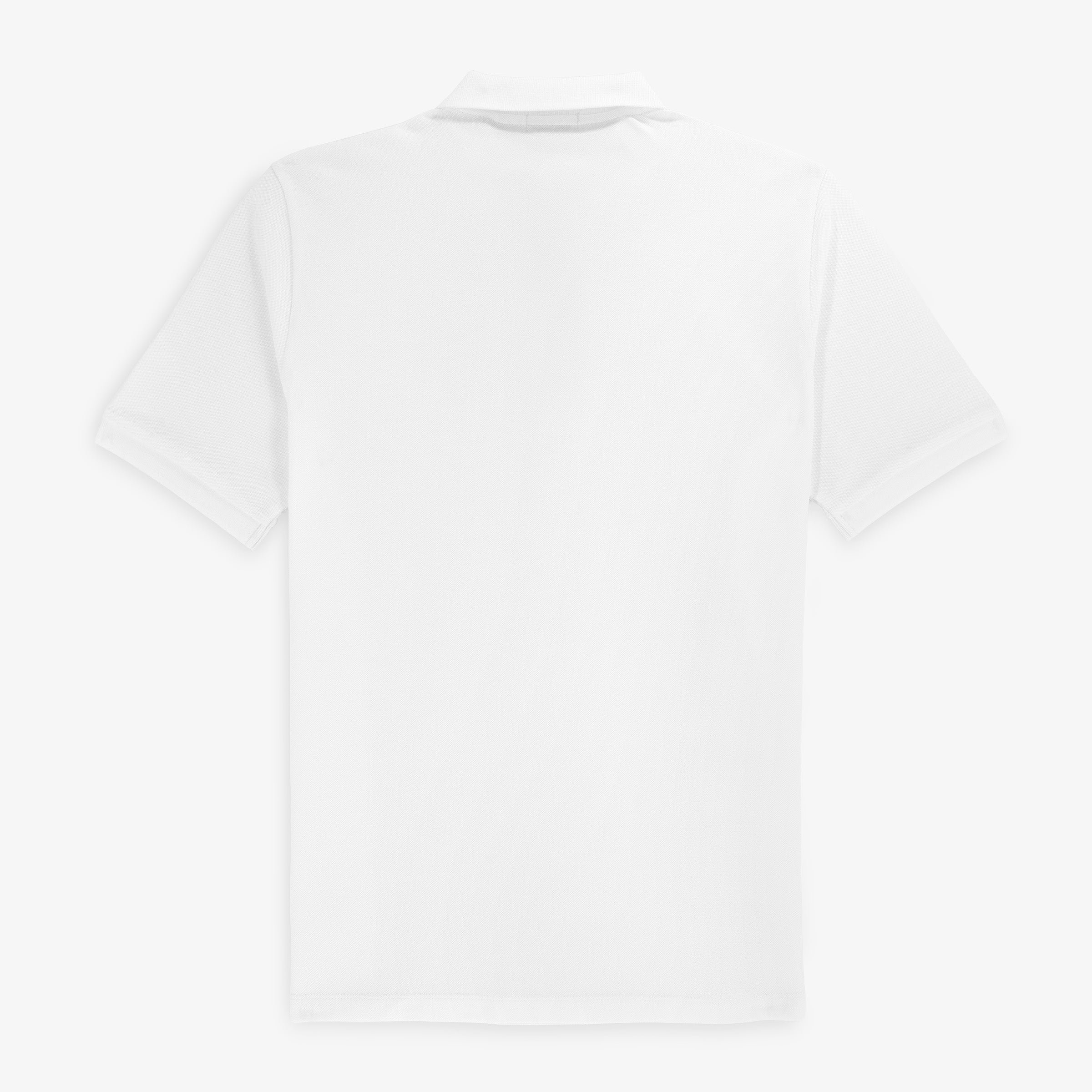 Lino short-sleeved piqué cotton polo shirt SERGE BLANCO White