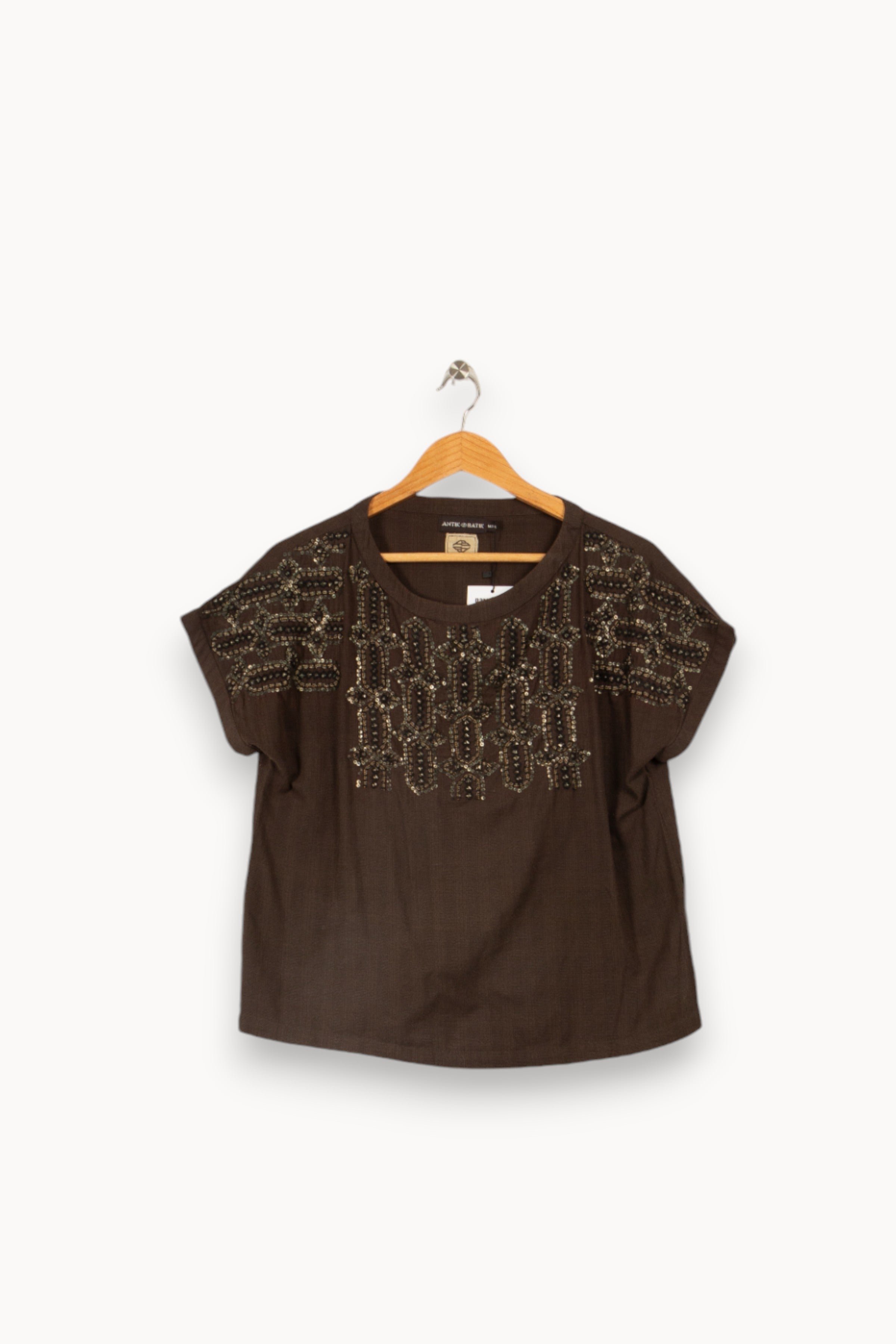 Top & tank top ANTIK BATIK - Seconde Main Brown