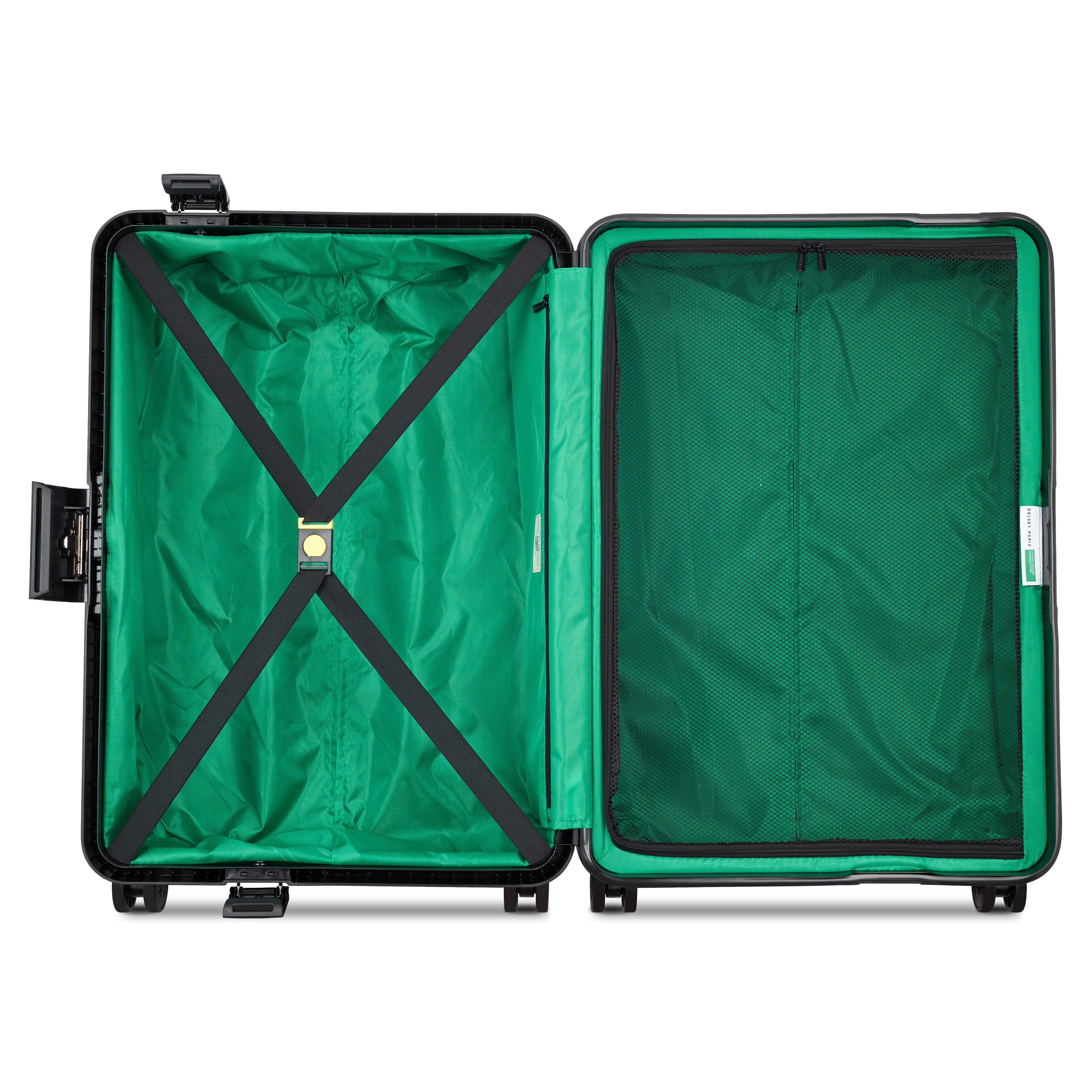 Rigid hold suitcase Black