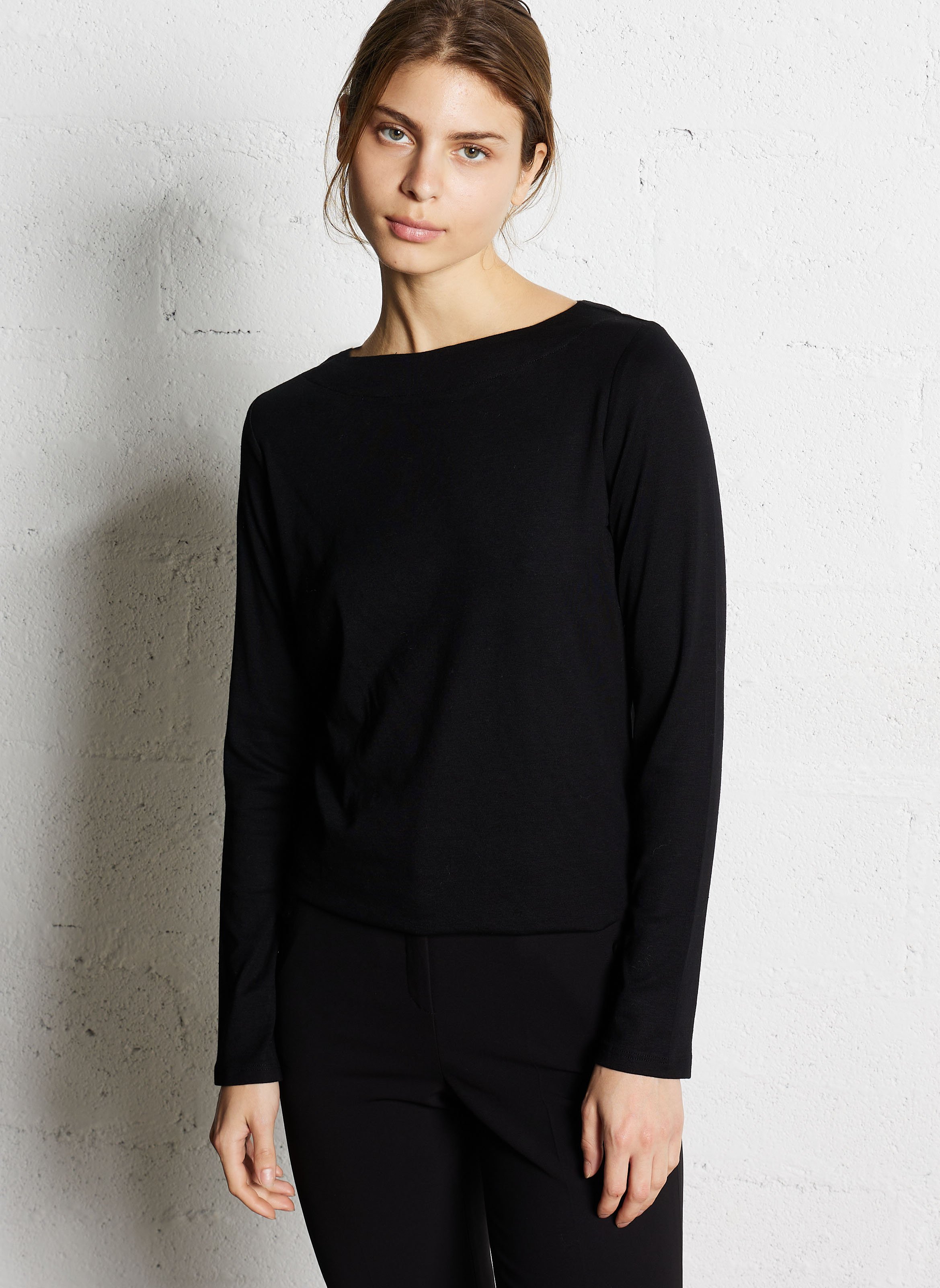Straight-cut round-neck T-shirt MAISON 123
