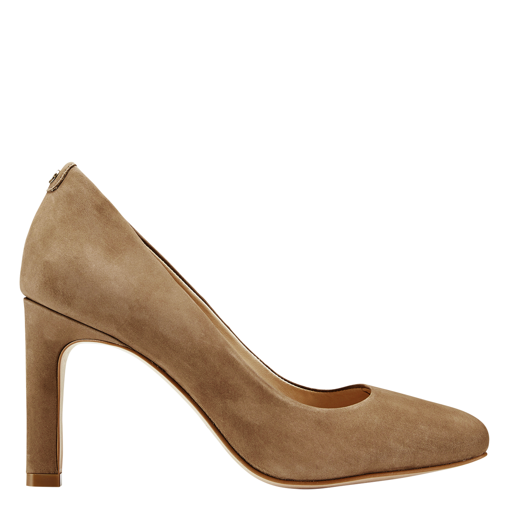 Escarpins en cuir velours COSMOPARIS Beige