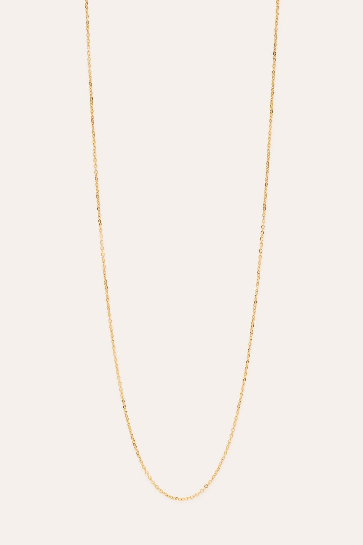 Long fine chain necklace YAY Golden