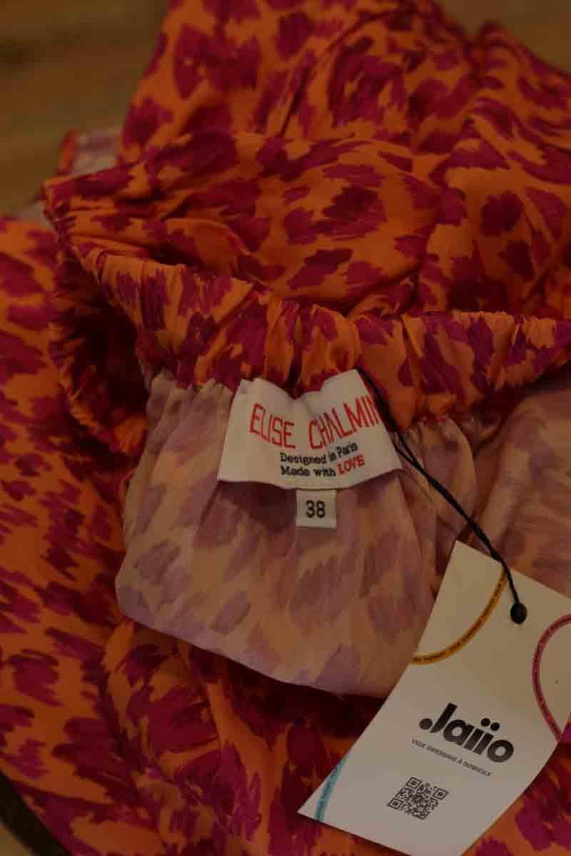Orange skirt ELISE CHALMIN - Seconde Main Orange