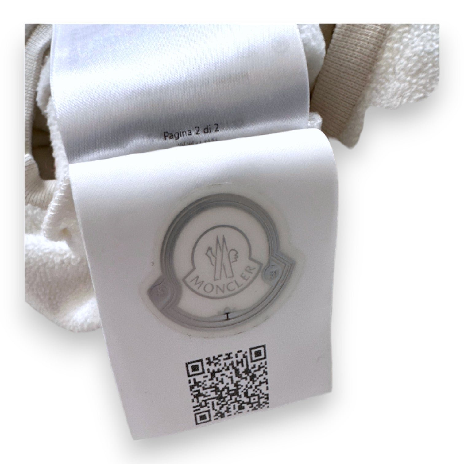 White baby jumpsuit - 6 months MONCLER - Seconde Main White