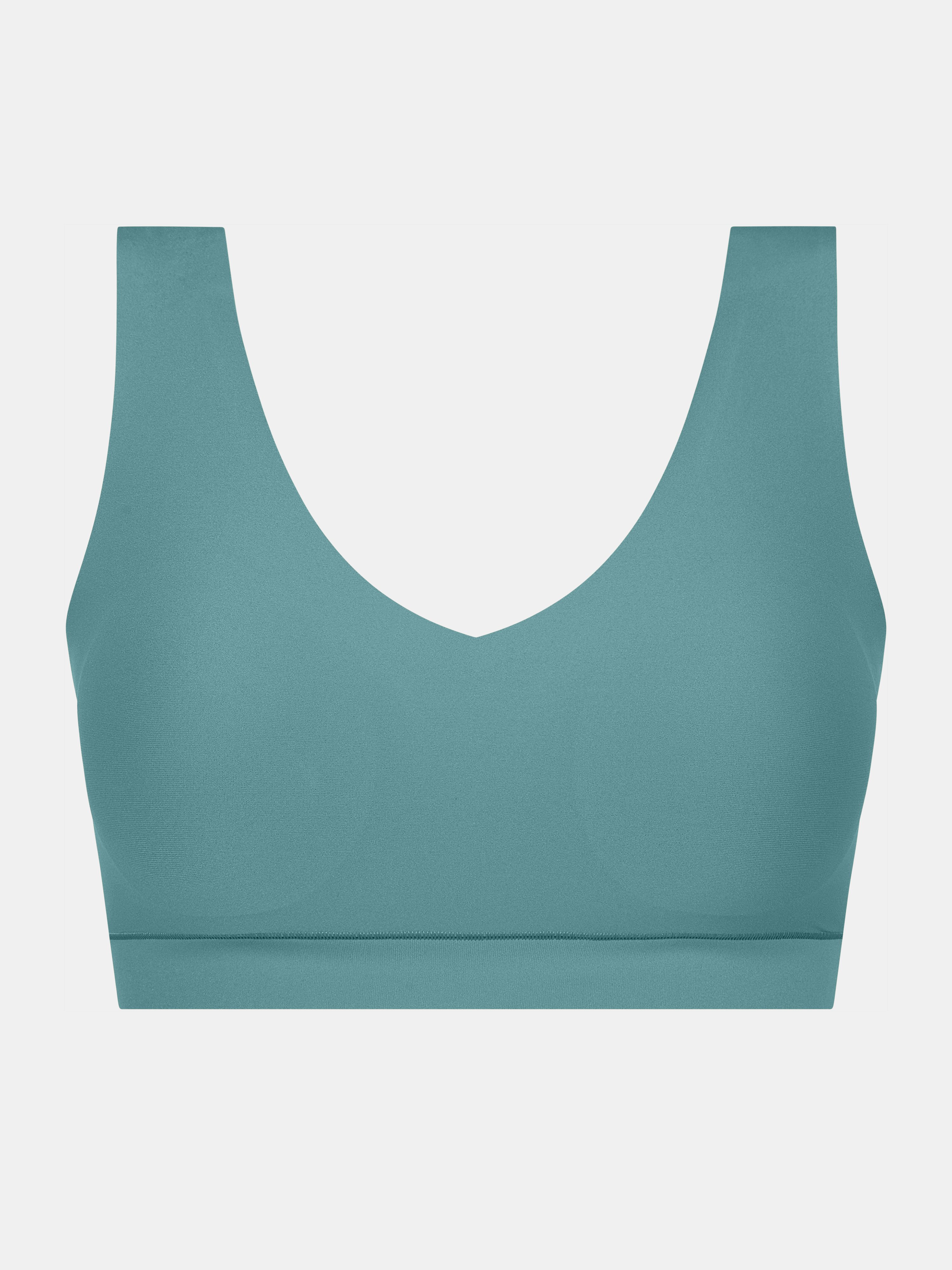 Crop top with cups Green