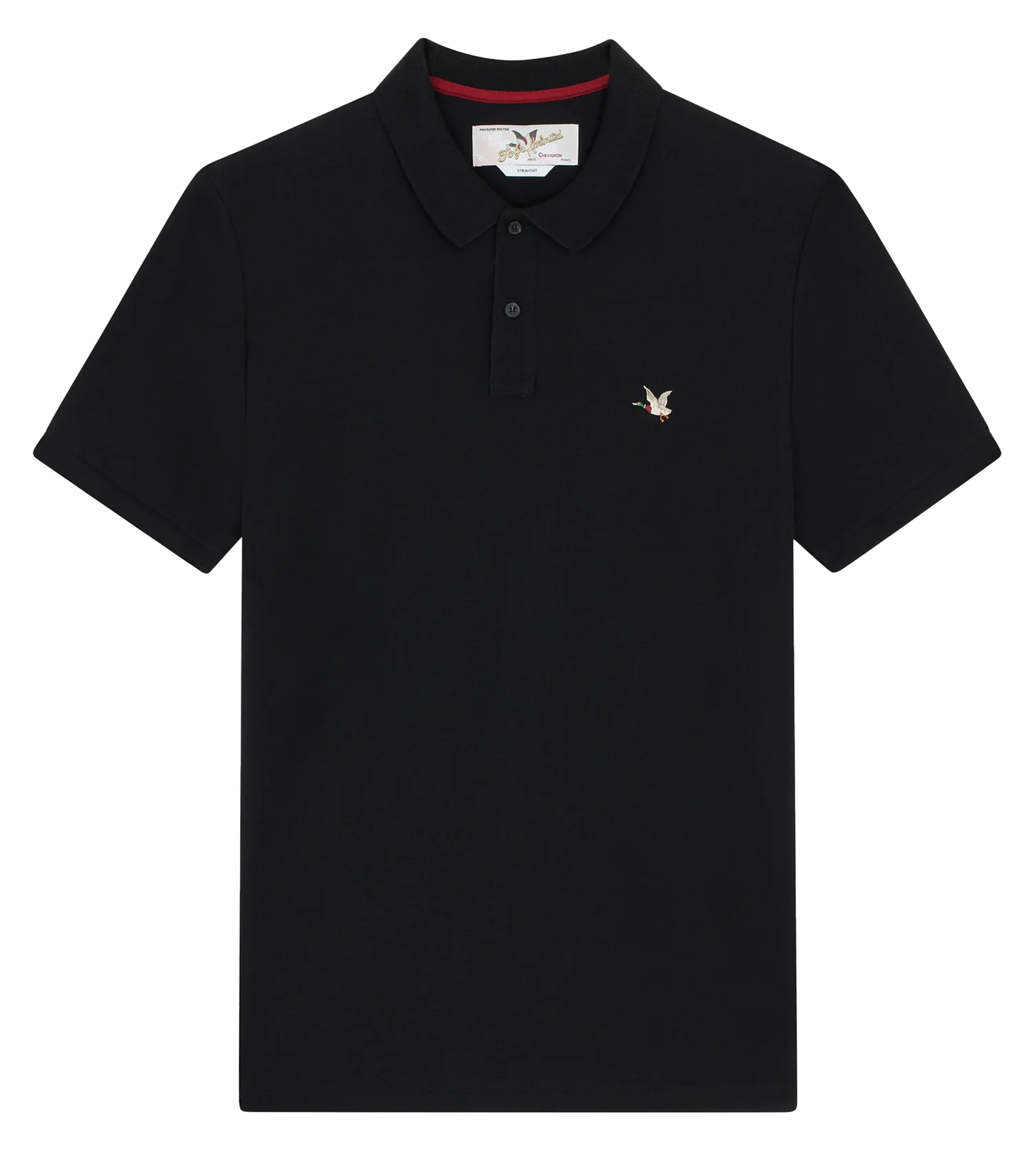 Polo regular-fit en coton CHEVIGNON Noir