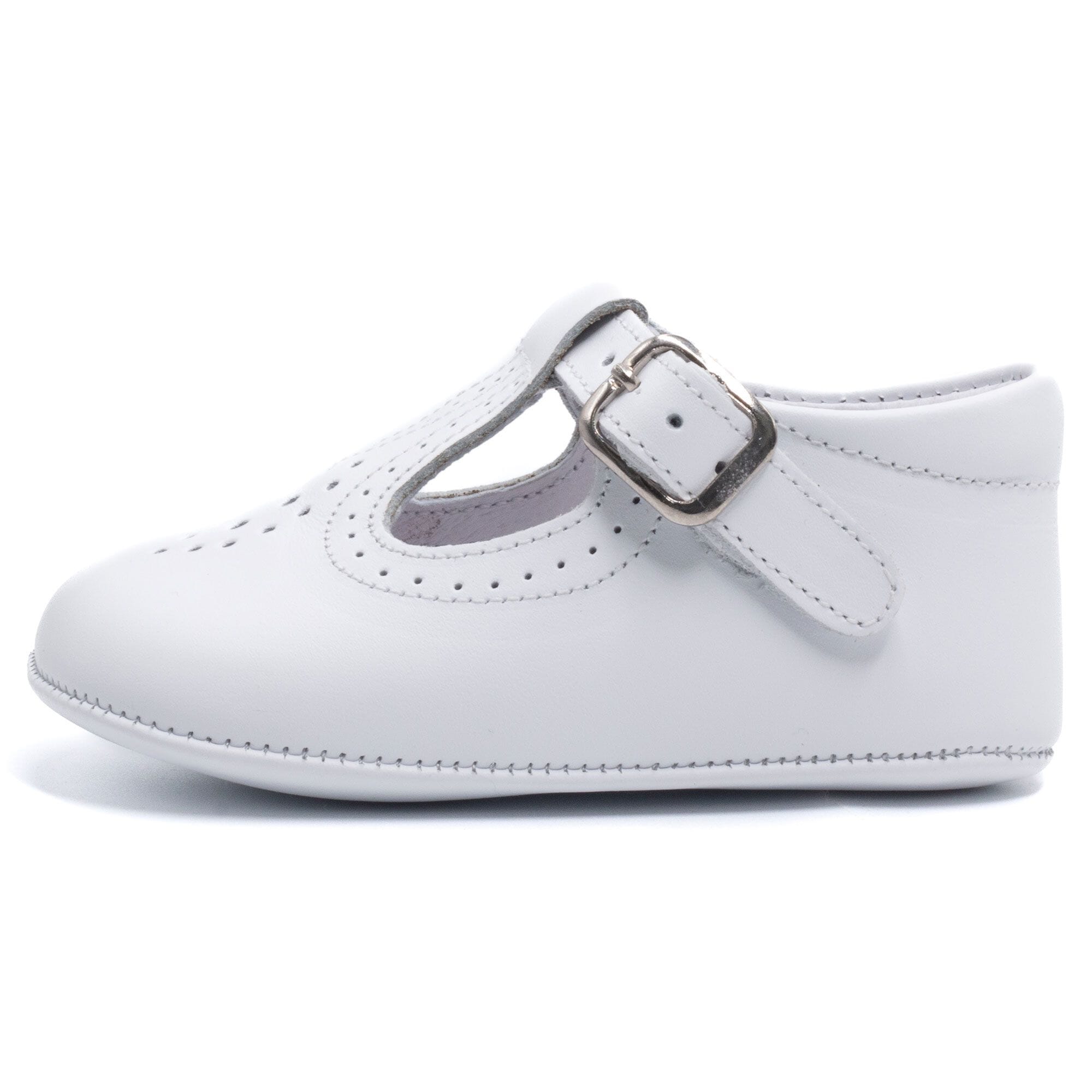 Soft leather slipper Boni & Sidonie White