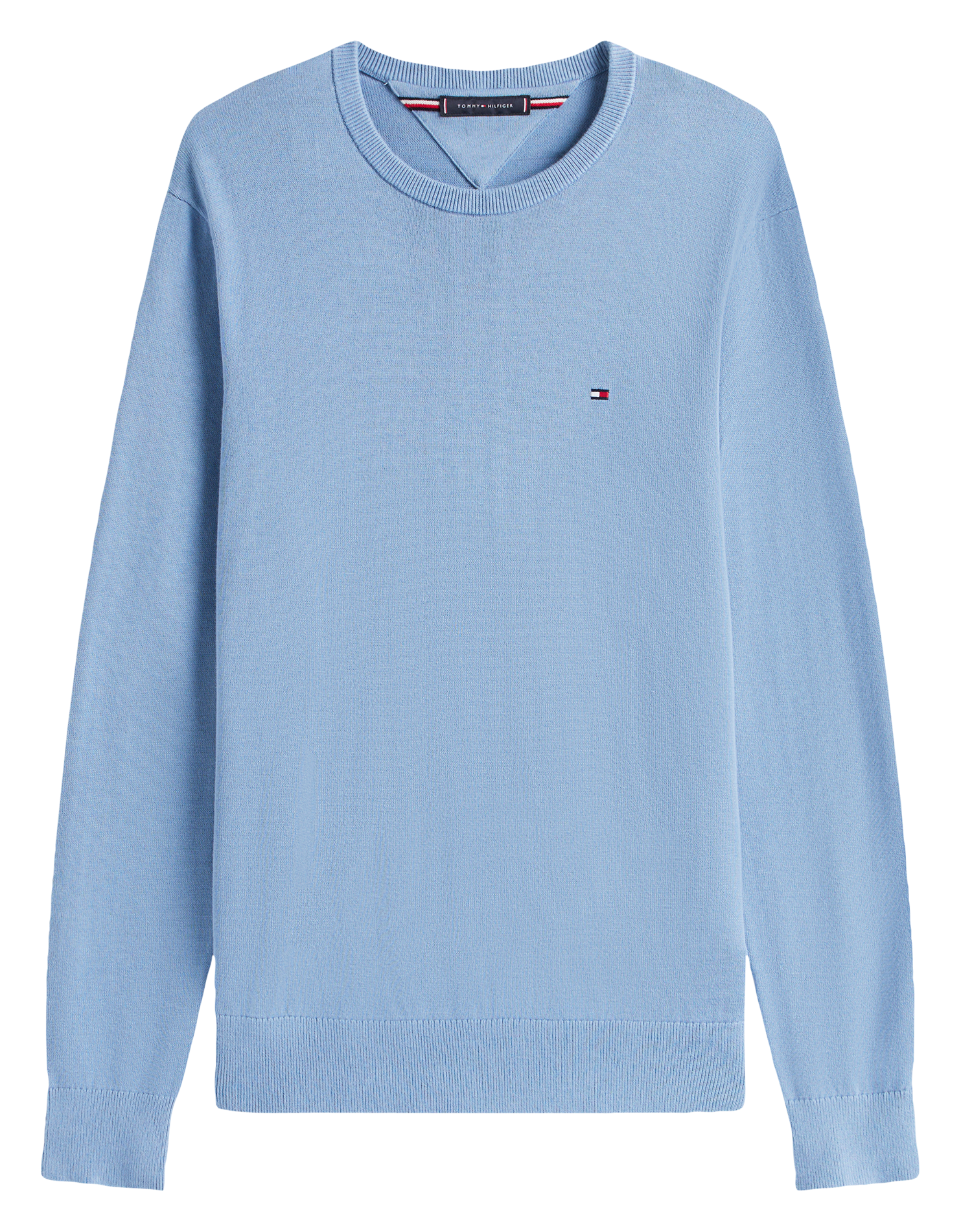 Colour block cotton sweater TOMMY HILFIGER Blue