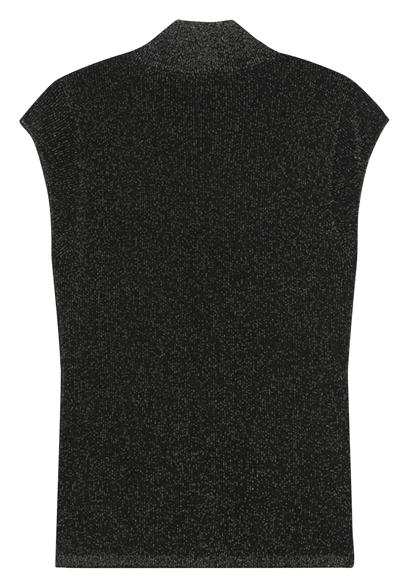 High-neck knit top with glittery thread GRACE ET MILA Golden