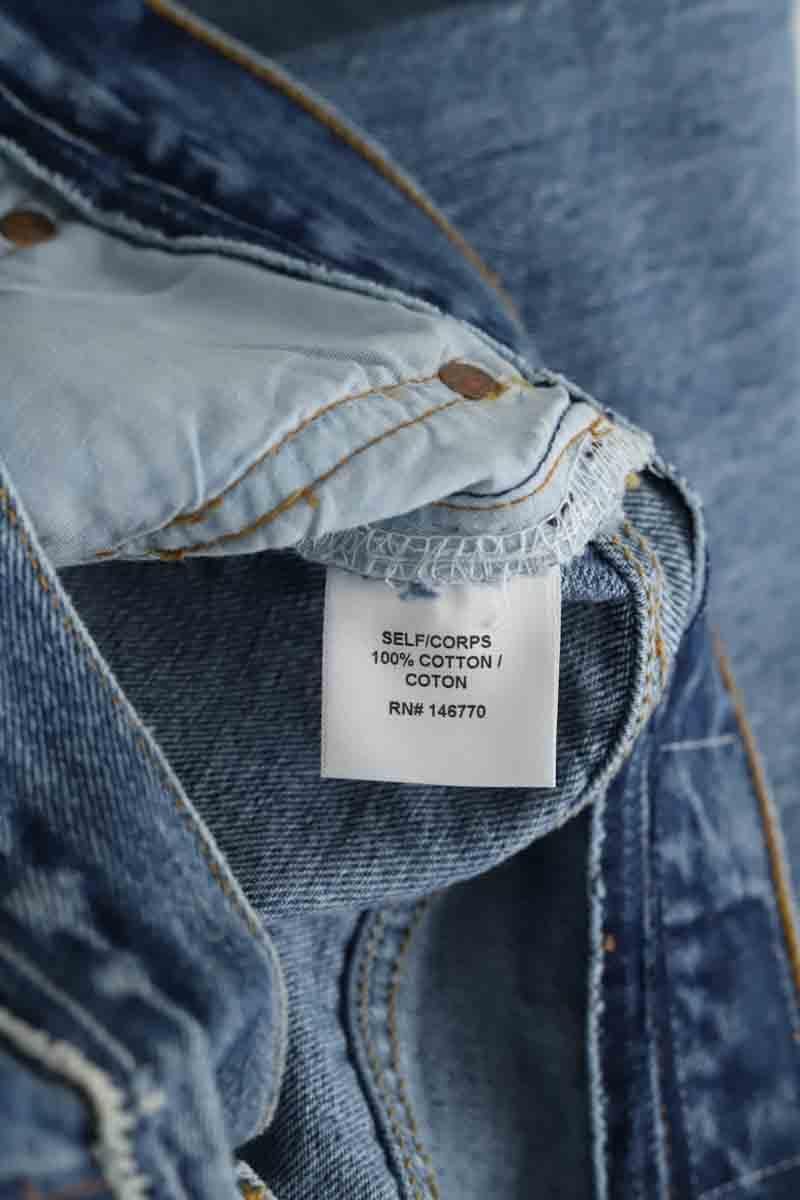 Cotton skinny jeans LEVI'S - Seconde main Blue