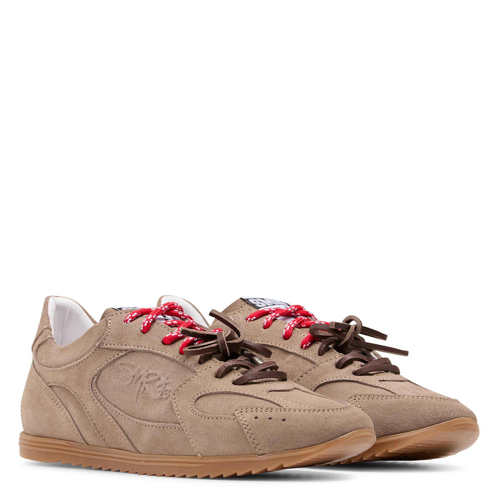 Baskets basses en cuir SEMERDJIAN - SMR Marron