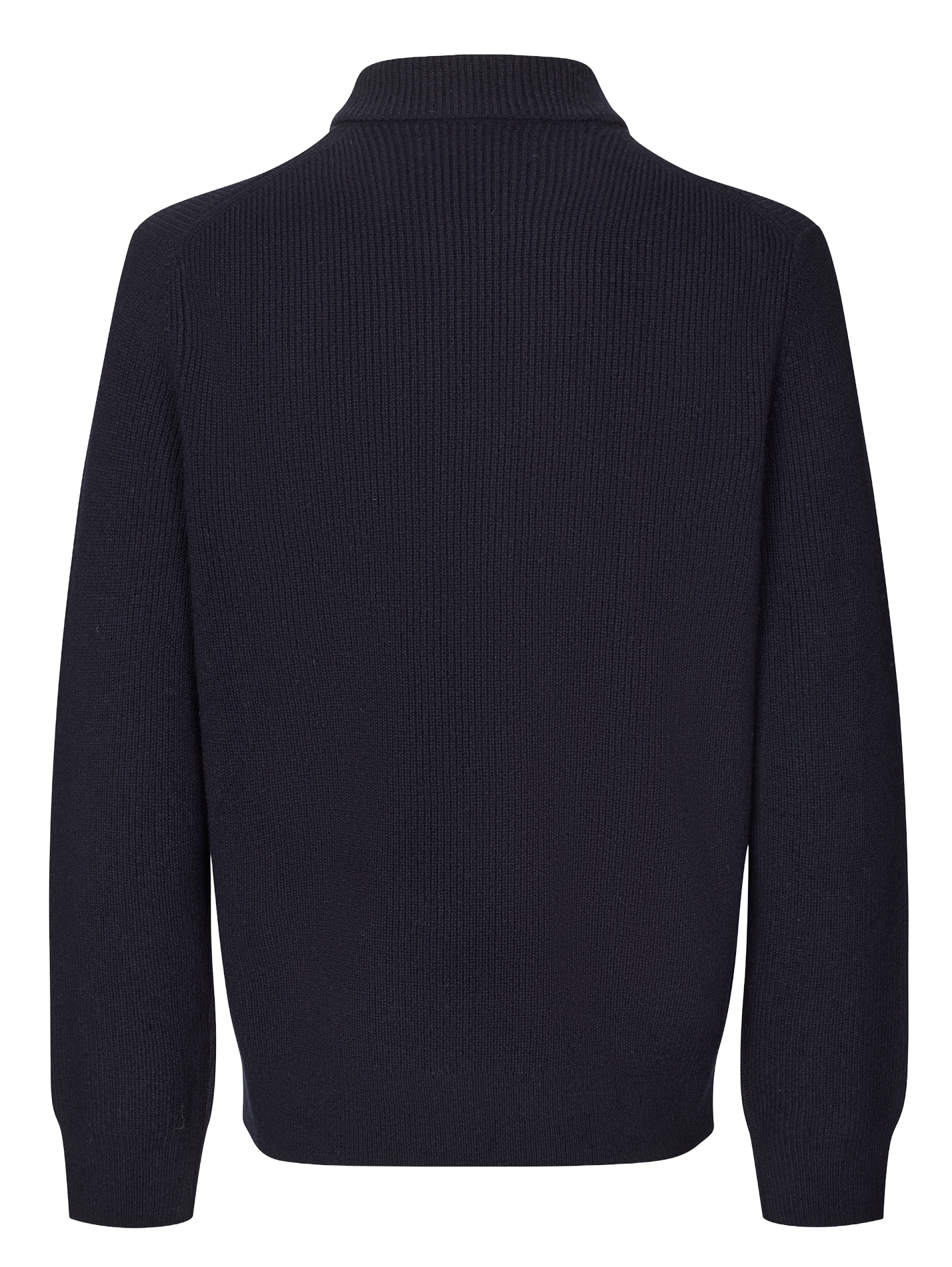 Pull polo en laine mérinos  SAMSOE SAMSOE Bleu