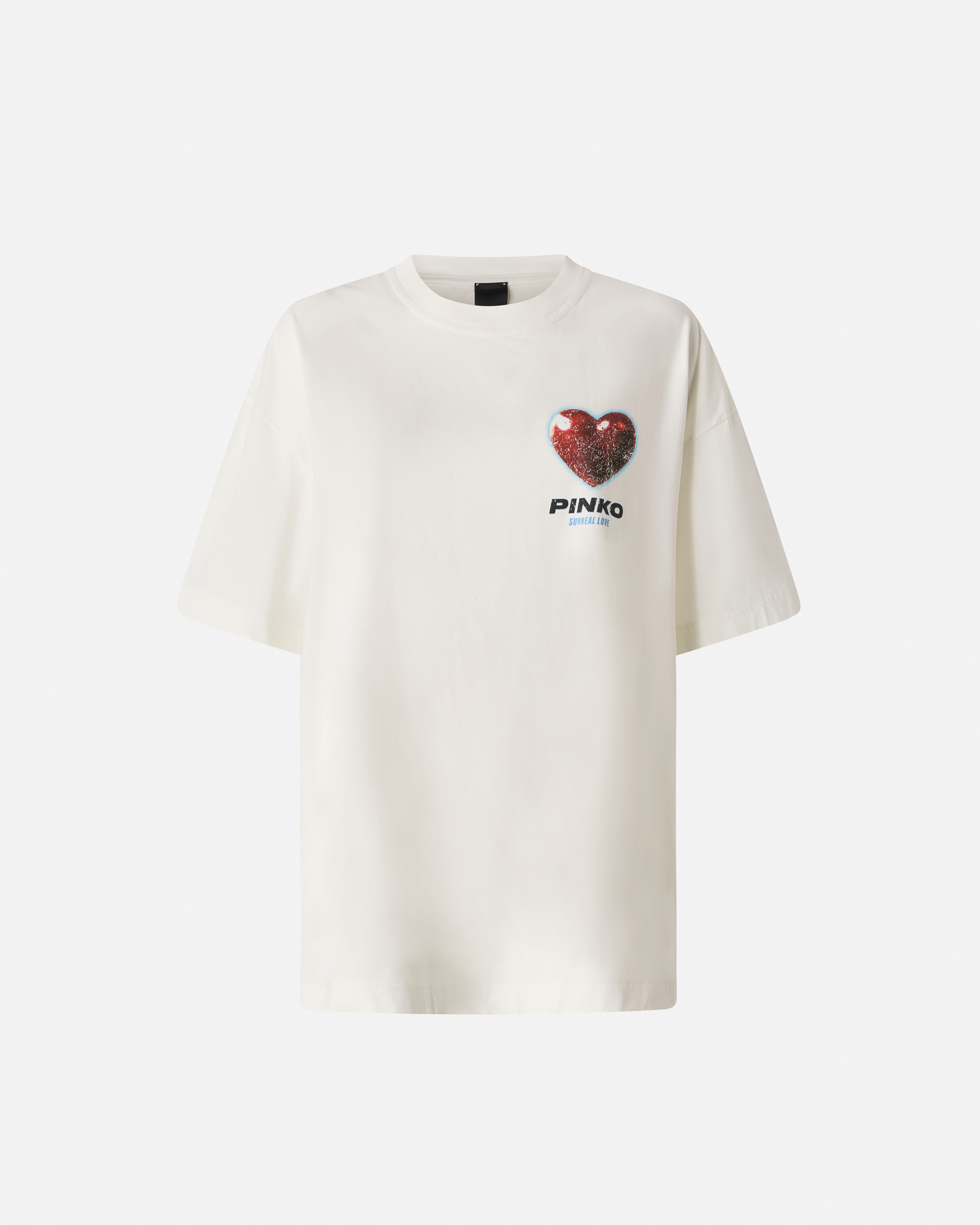 T-shirt with print PINKO White