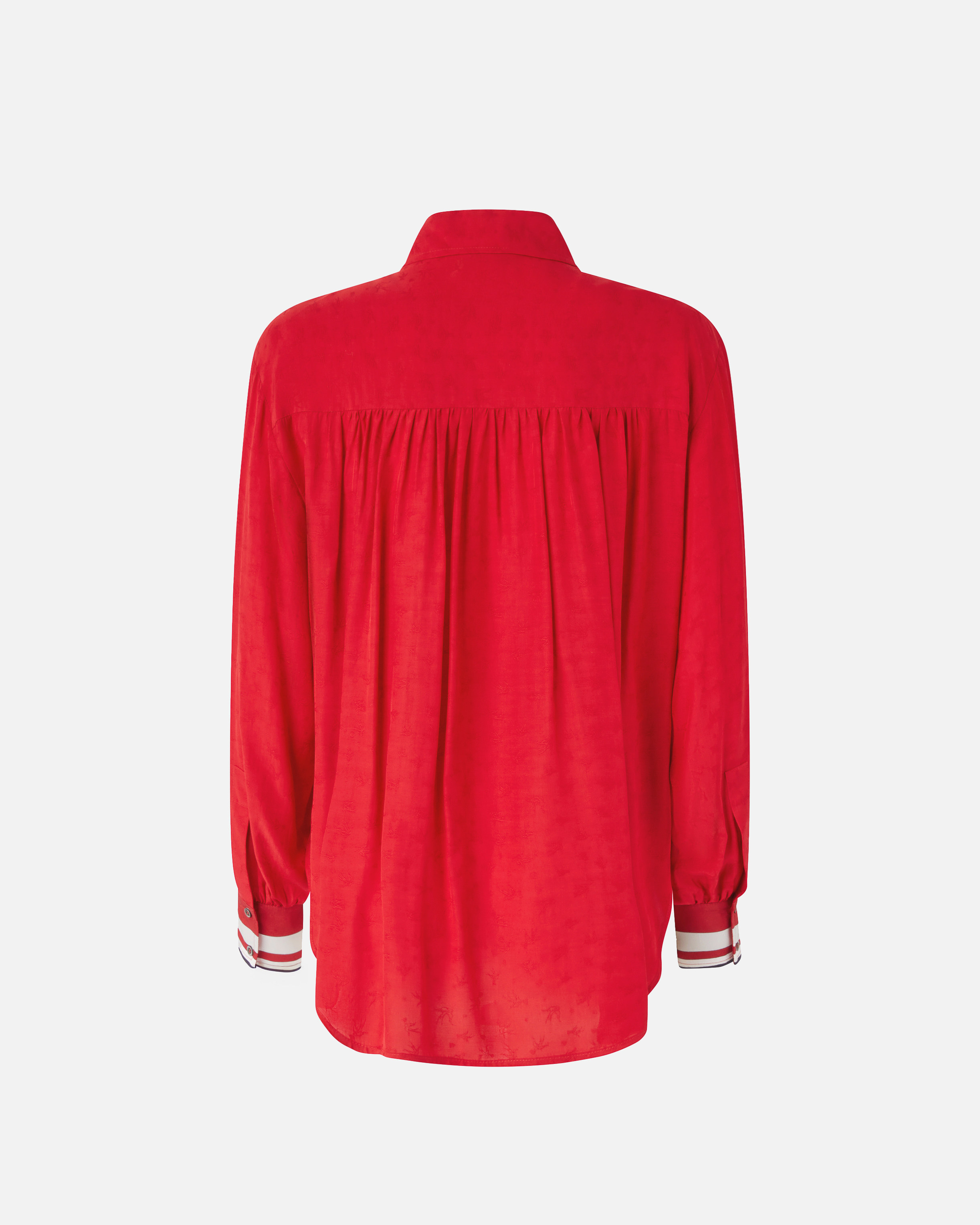 Classic shirt in viscose jacquard PINKO Red