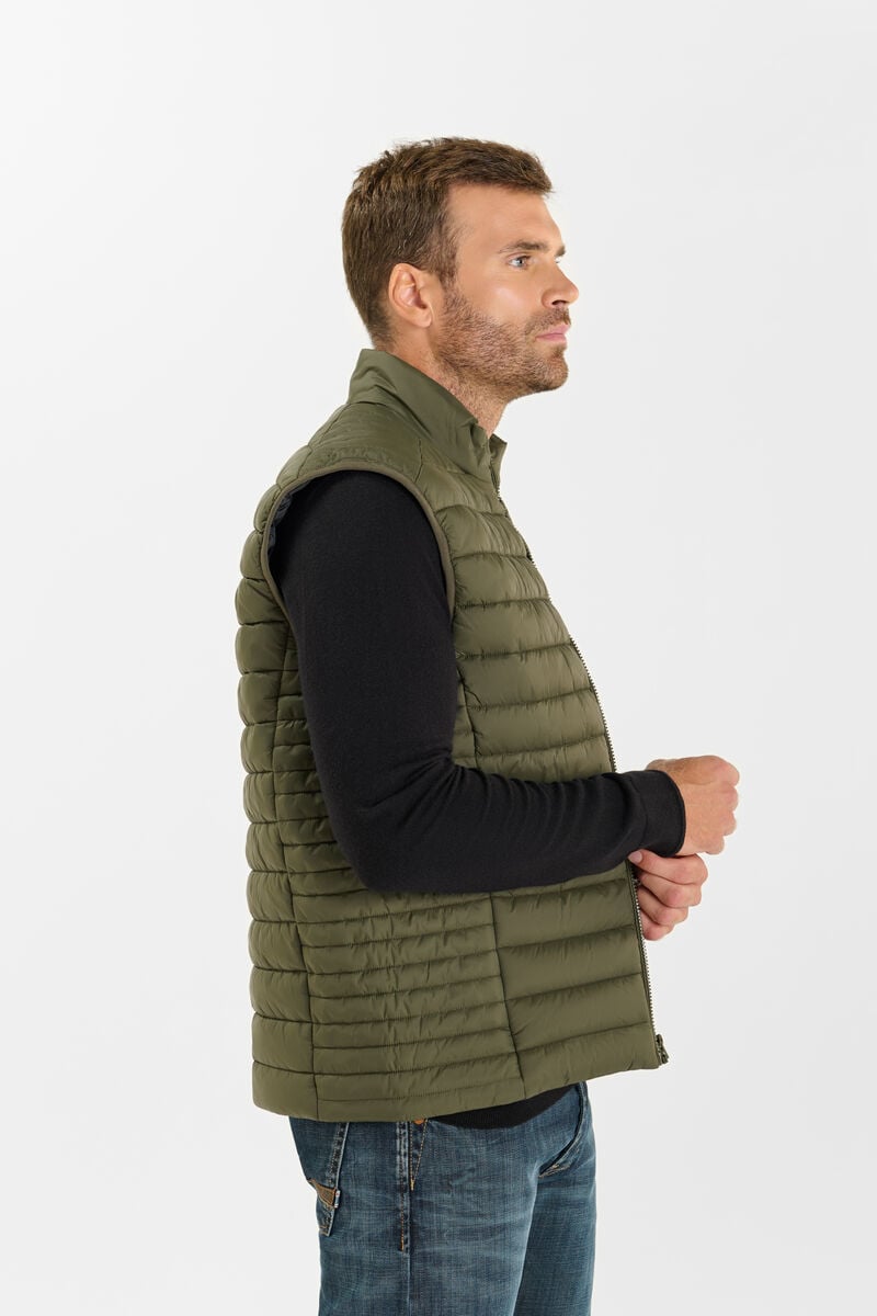 Doudoune sans manches LE TEMPS DES CERISES Kaki