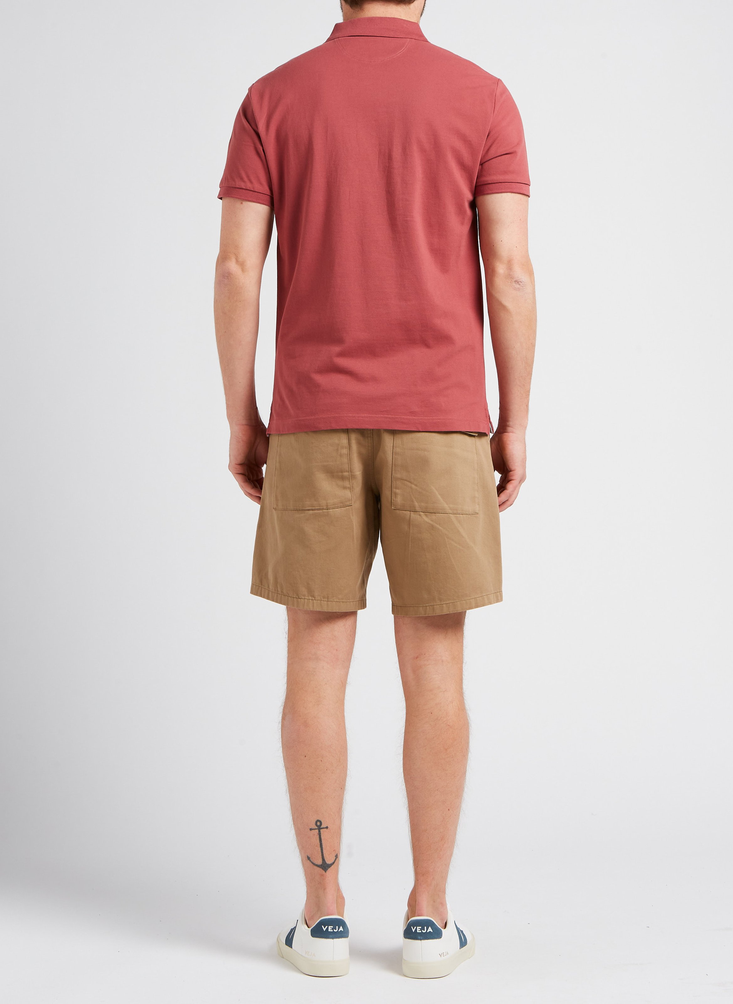 Weite Baumwollshorts FARAH Beige