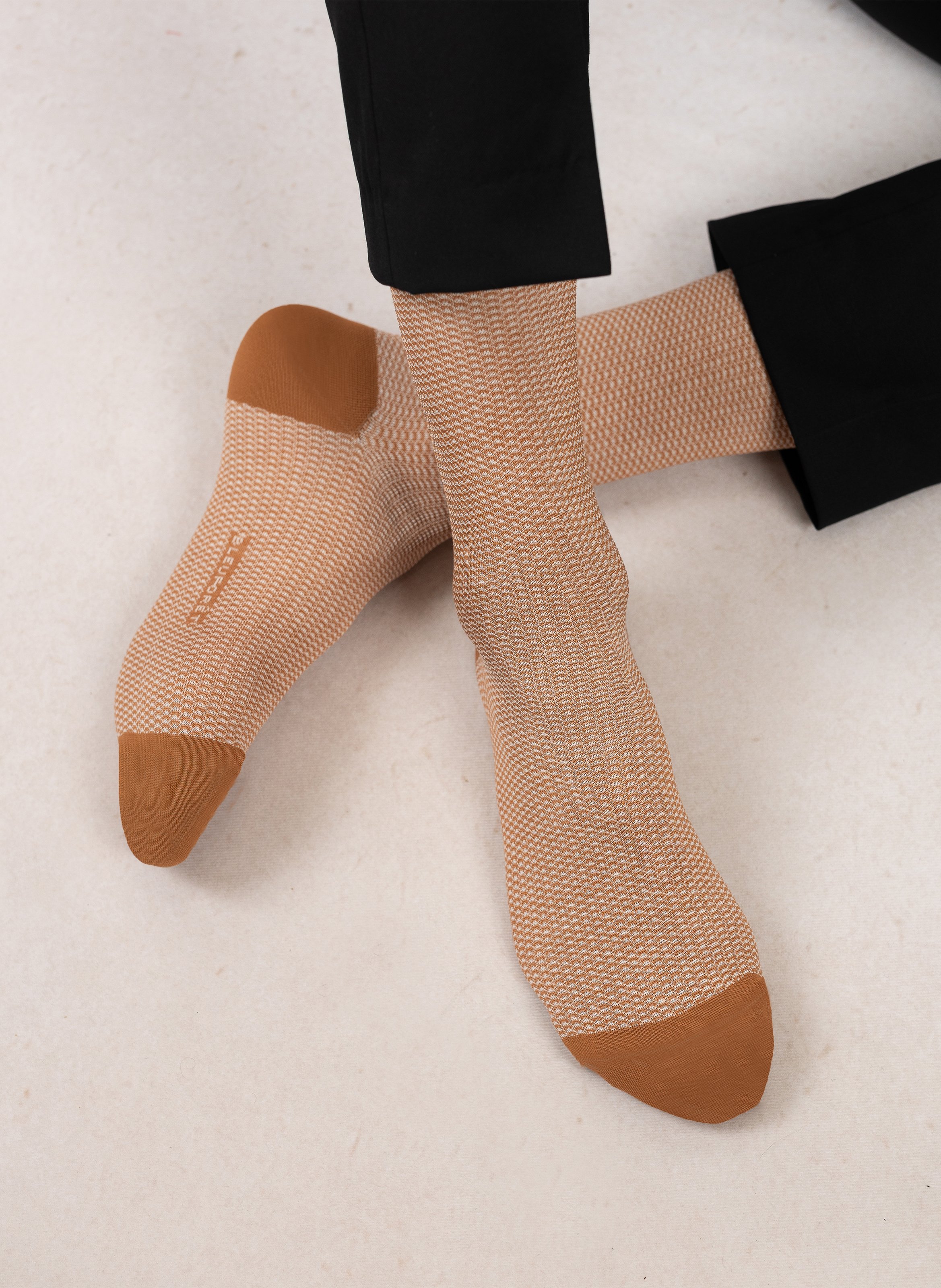 Sokken - katoenblend BLEUFORET Oranje