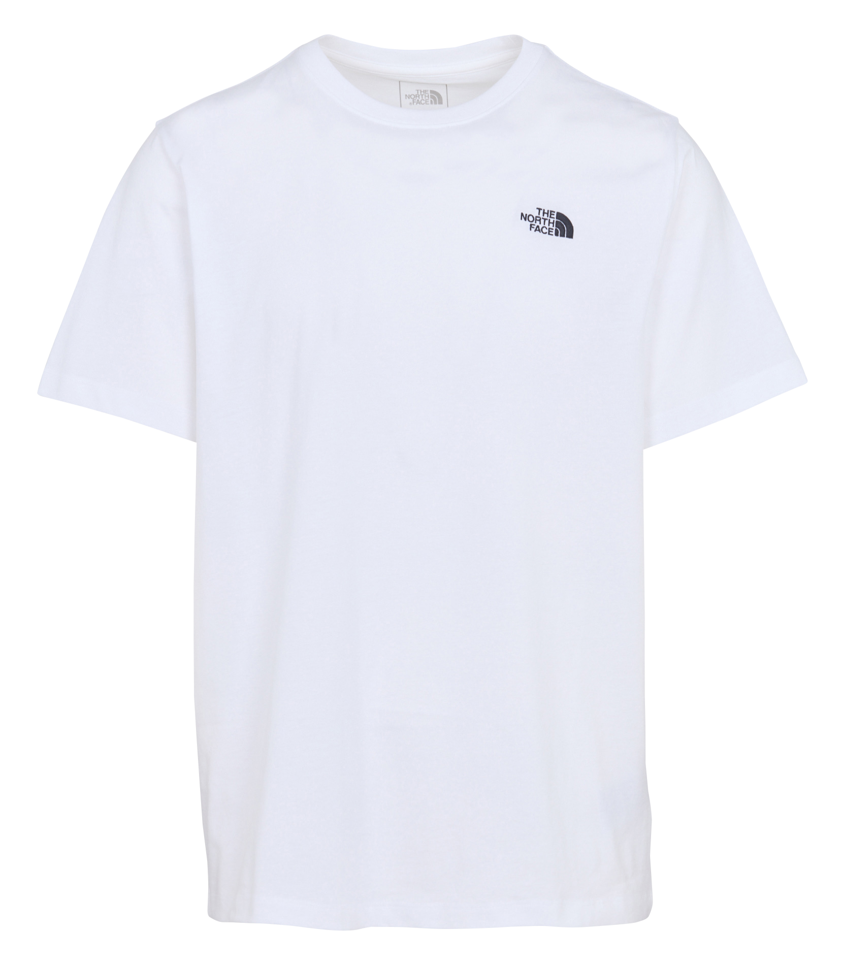 Tee-shirt droit col rond brodé en coton THE NORTH FACE