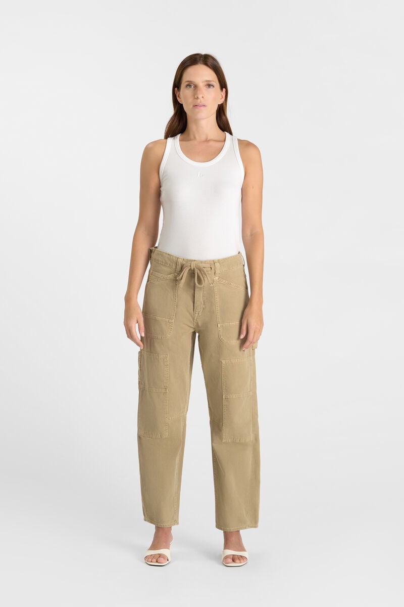 Loose, wide-leg jeans LE TEMPS DES CERISES Beige
