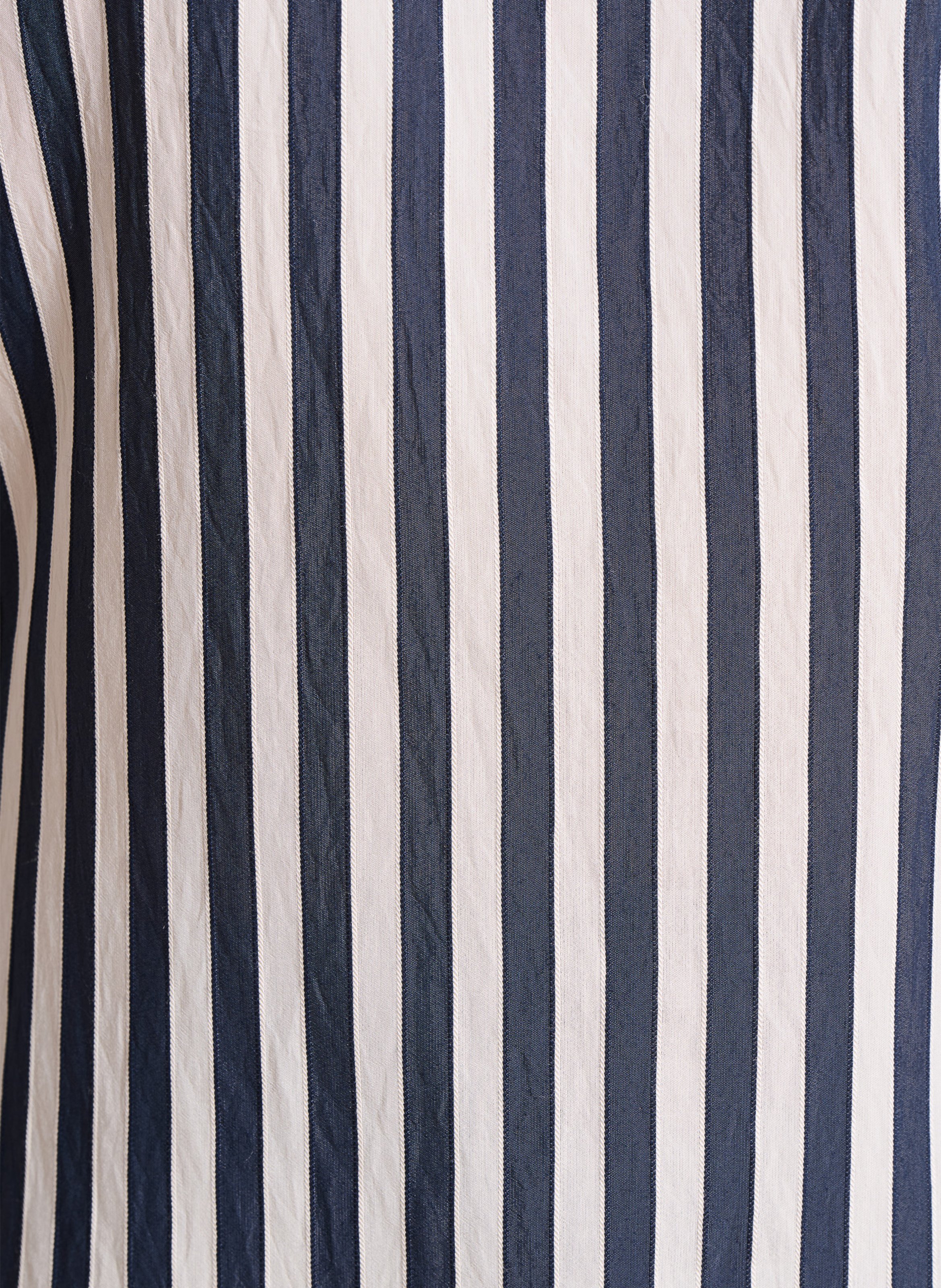 Chemise à rayures col classique  LA FEE MARABOUTEE Bleu