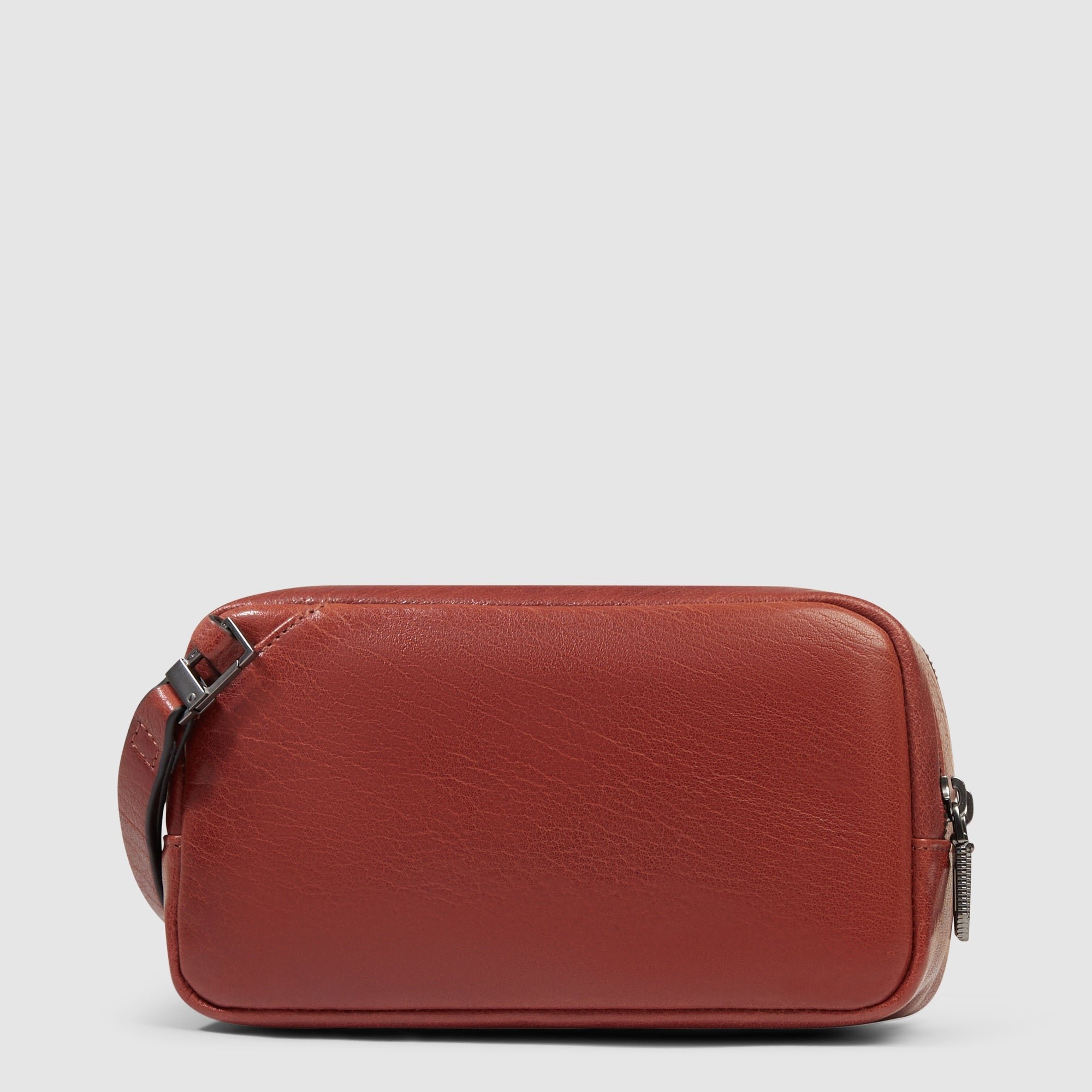Leather handbag PIQUADRO Red