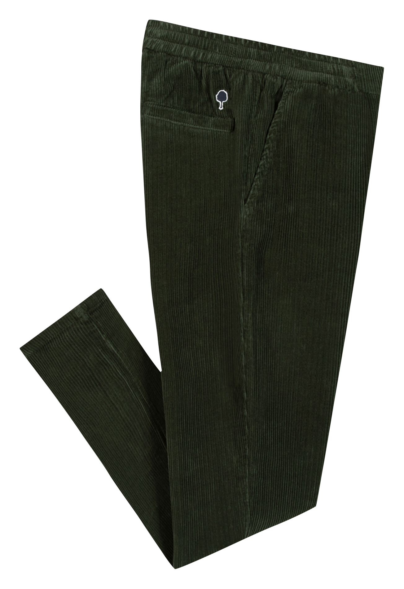 Straight corduroy pants FAGUO Green