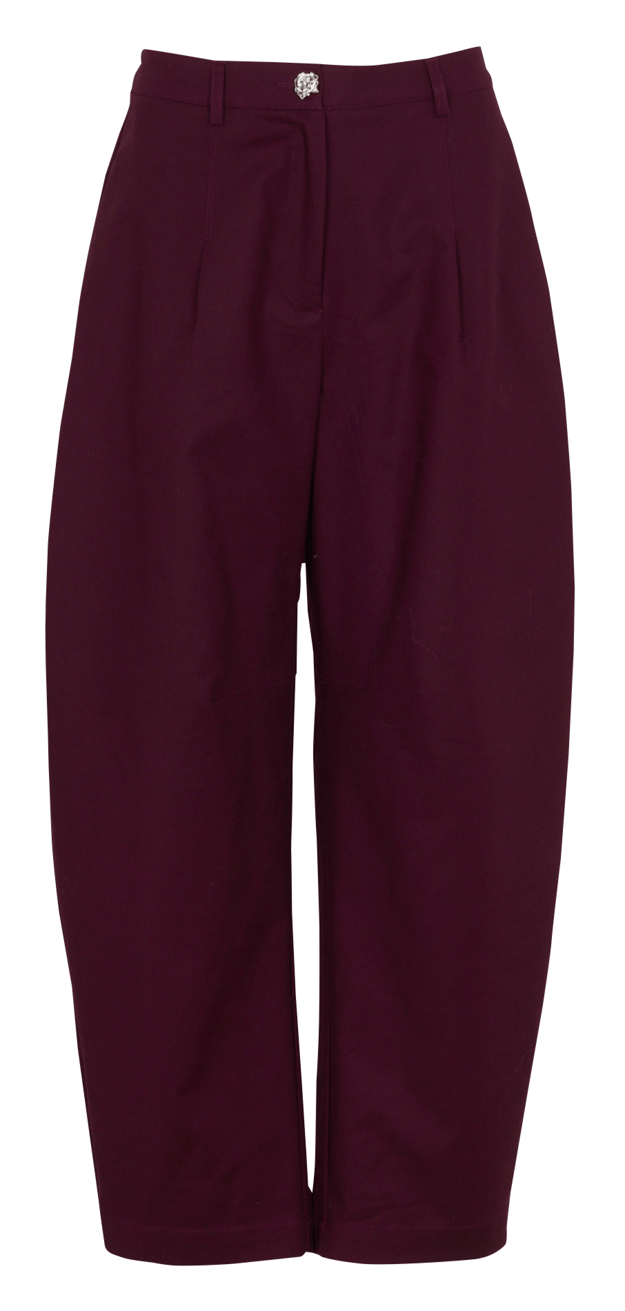 Wijde broek met bretels FABIENNE CHAPOT Rood