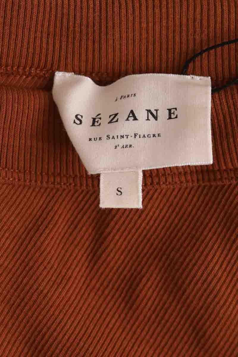 Azawood sleeveless top SEZANE - Seconde main Brown