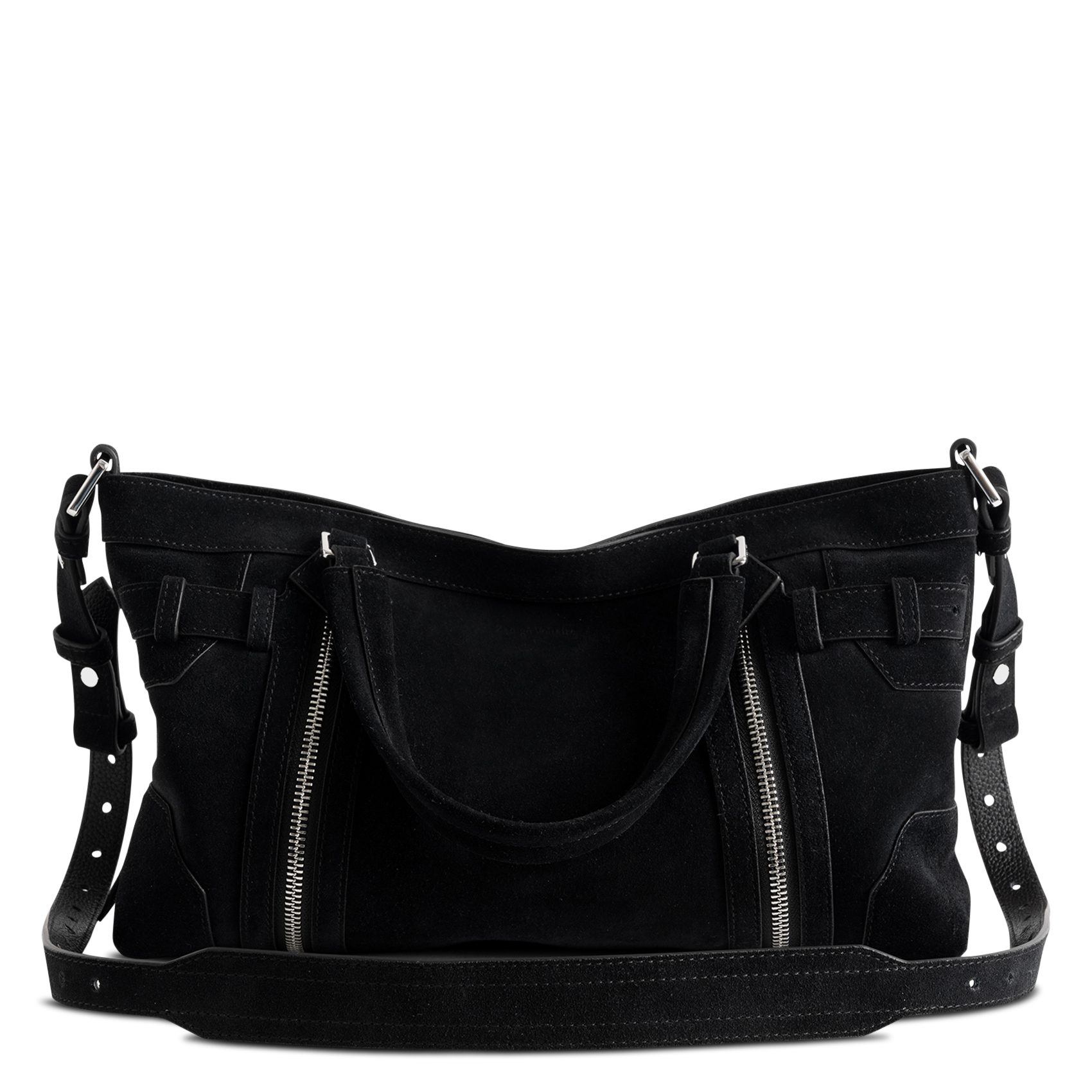 Umhängetasche aus Wildleder | Schwarz ZADIG&VOLTAIRE Damen
