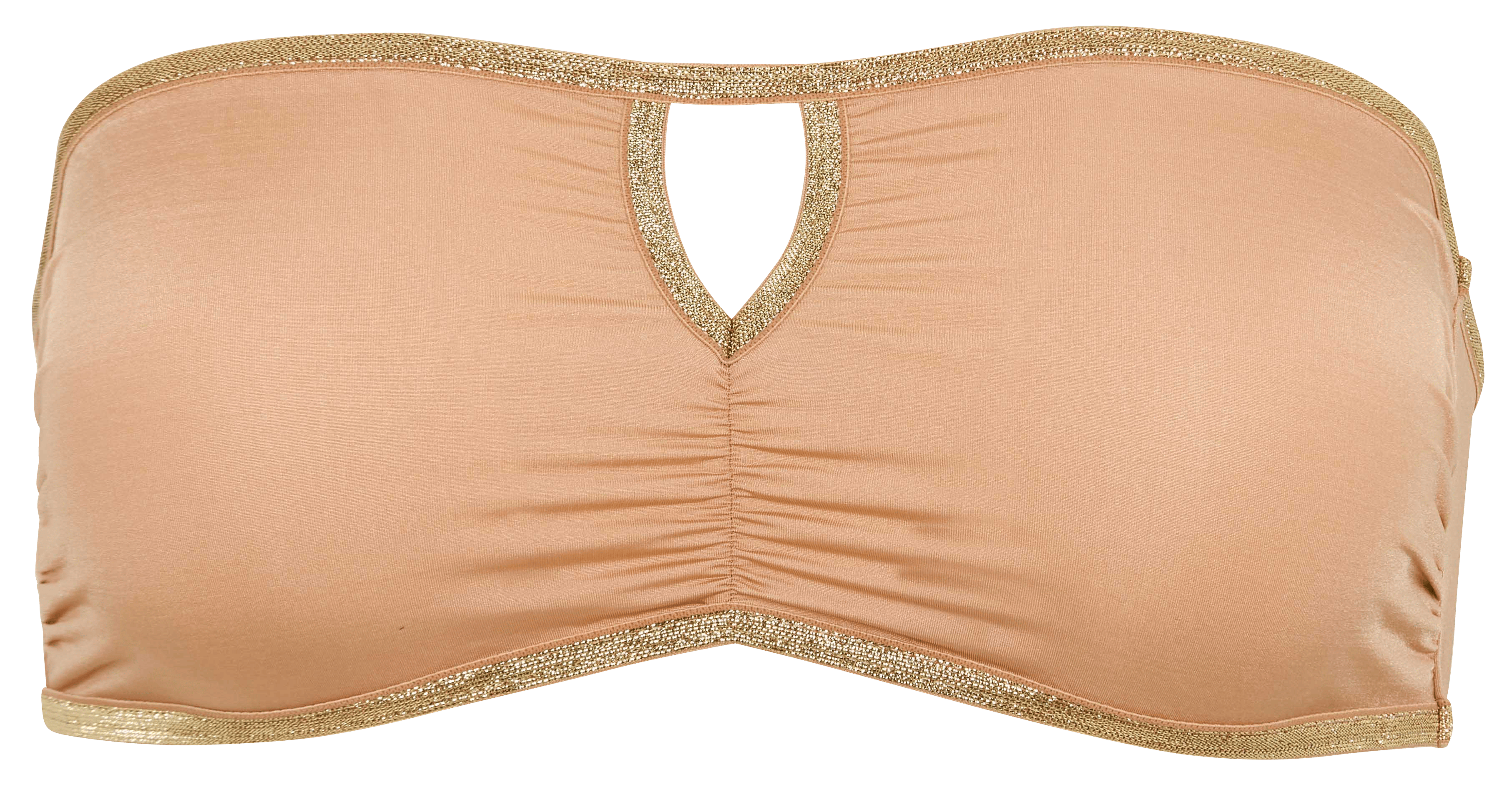 Unwired bandeau bra with lurex LA NOUVELLE