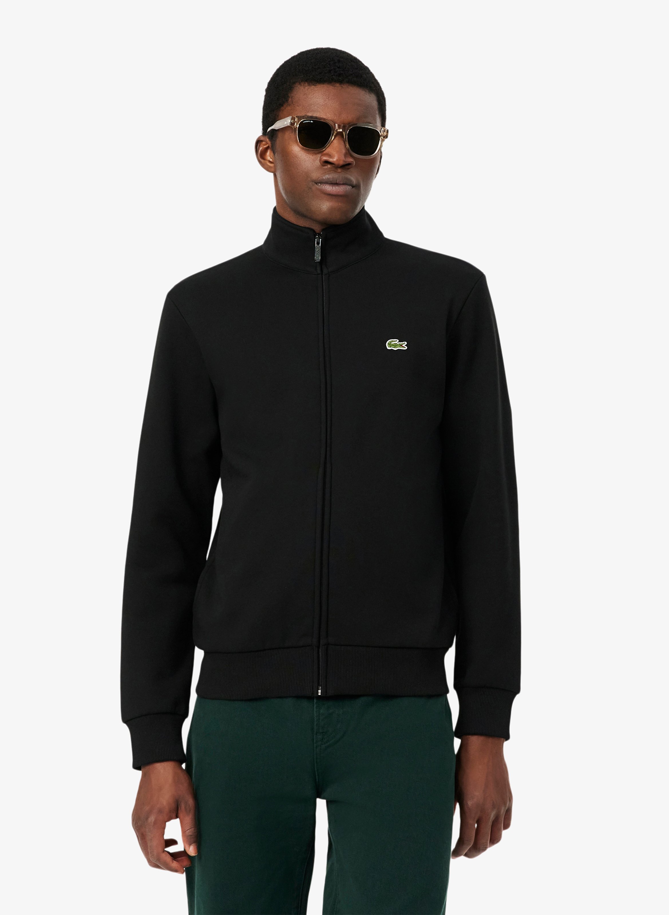 Sweatshirt aus Baumwoll-Mix mit Reißverschluss LACOSTE
