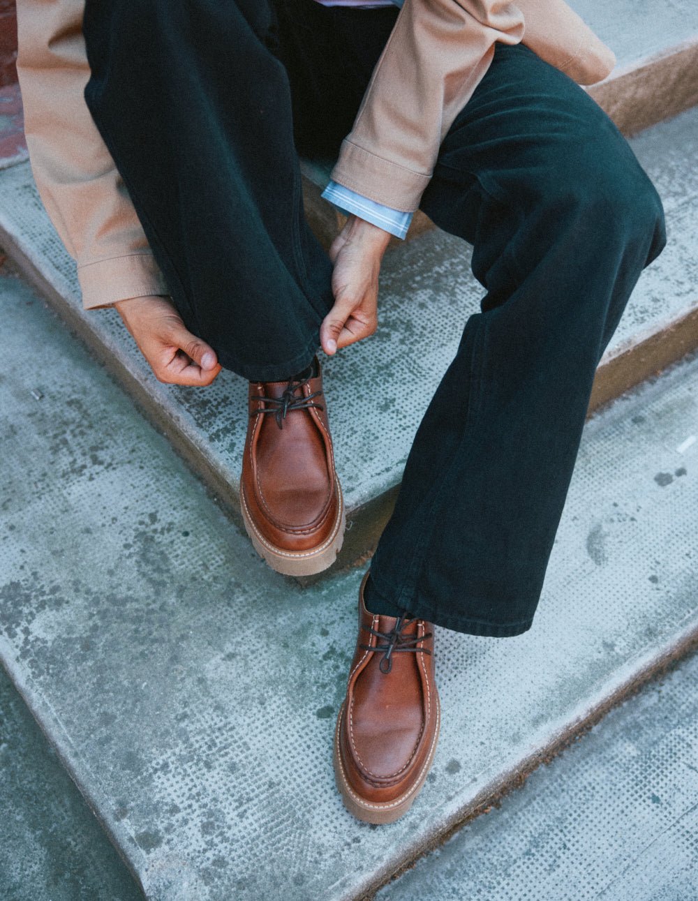 Derby shoes ODAJE Brown