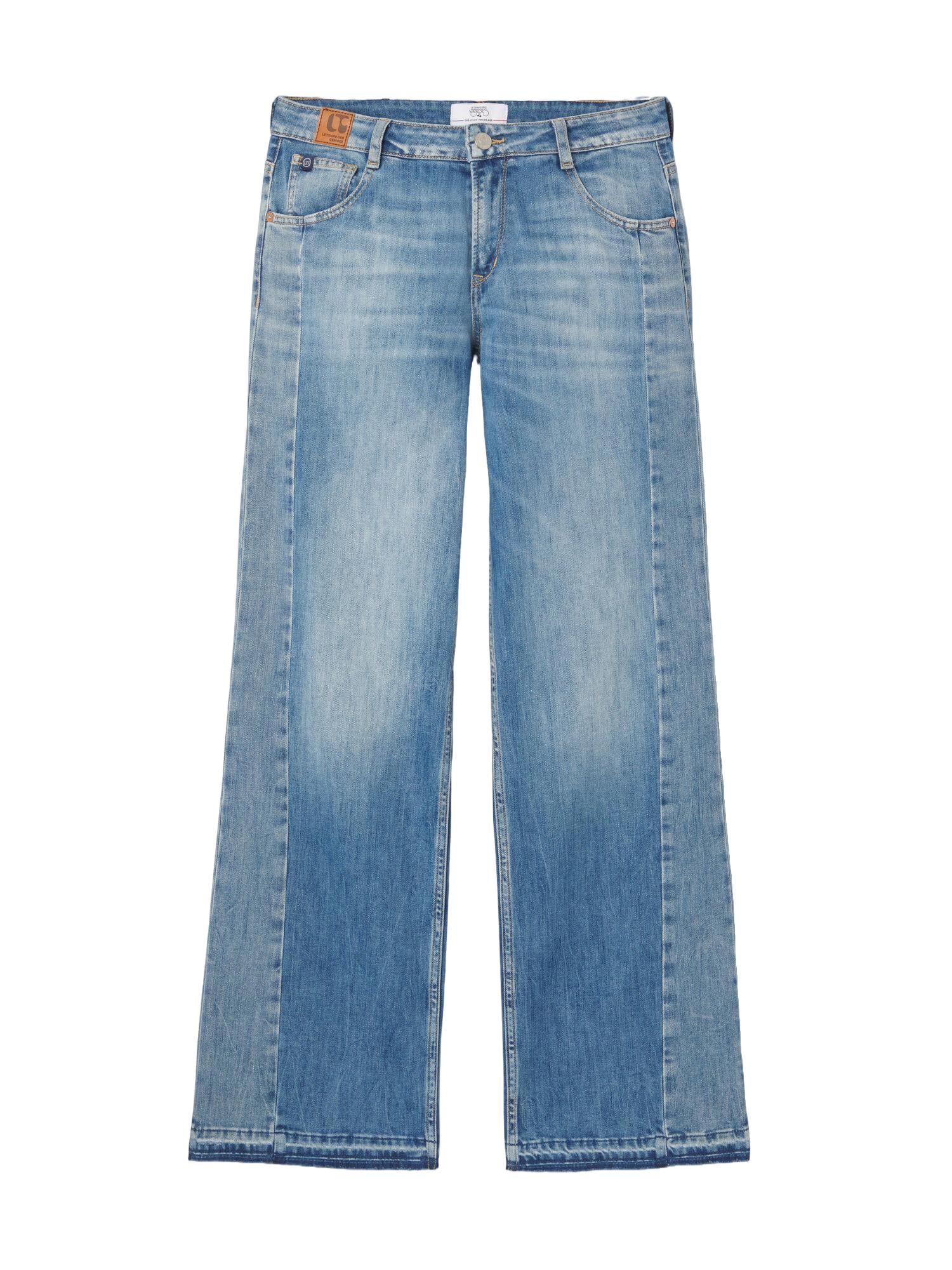 Loose-fit zip jeans LE TEMPS DES CERISES Blue